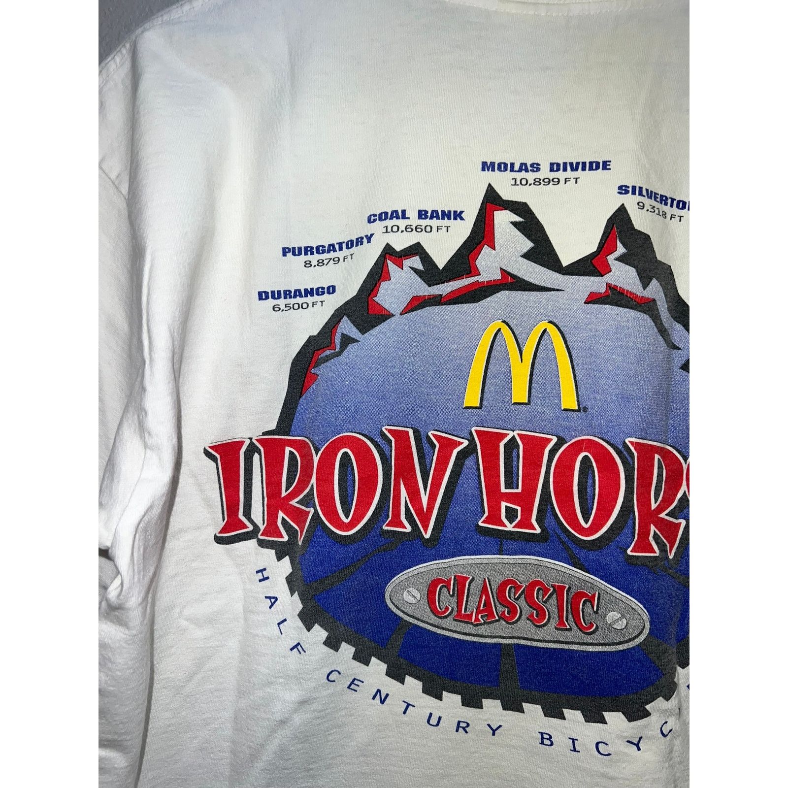 Gildan Vintage Iron Horse Classic Shirt Bicycle Tour Mcdonald Tee L Size US L / EU 52-54 / 3 - 7 Thumbnail