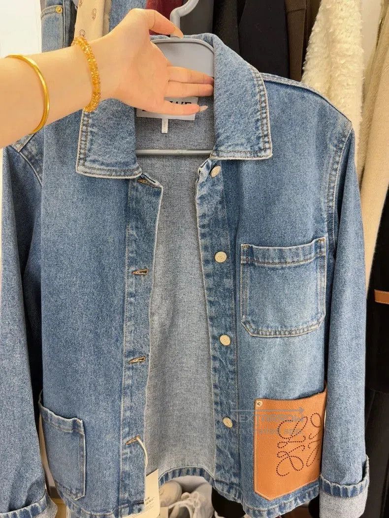 Loewe Patchwork Denim Jacket.