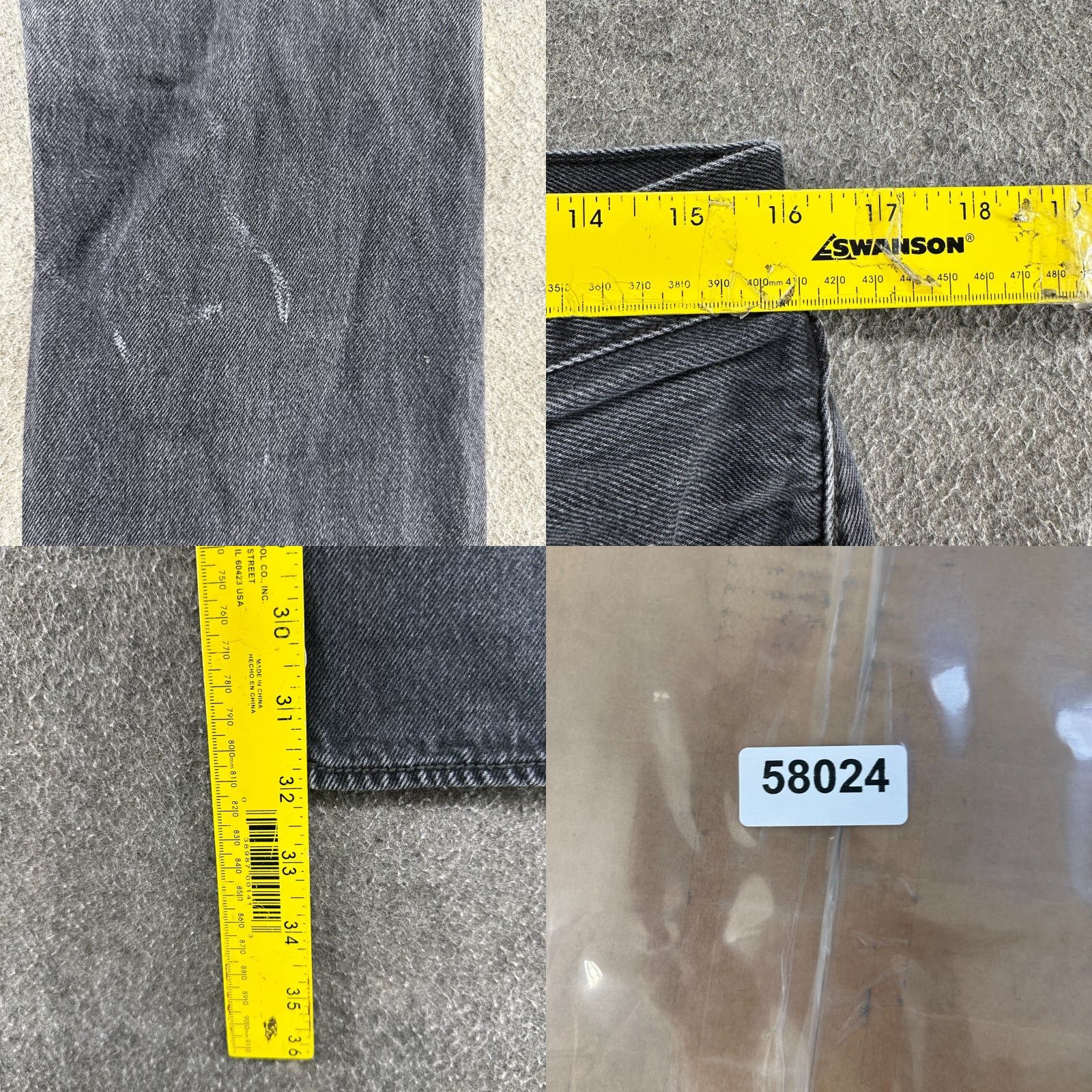 Levi's VINTAGE Levi's 501 Jeans Men 32x32 Black Distressed Straight Regular Denim 5-Pocket USA 80s 90s Hip Hop Cowboy Mens Size US 32 / EU 48 - 10 Thumbnail