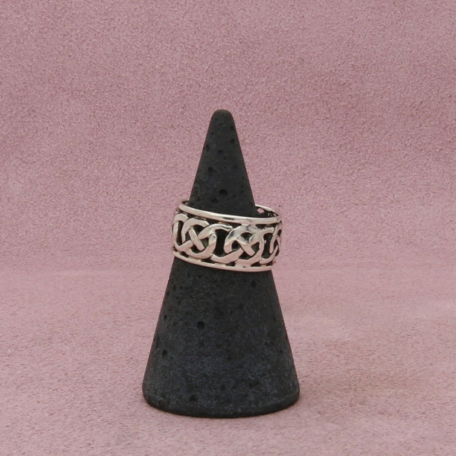 Sterling Silver sterling silver vintage celtic knot band ring size 5.5 Size ONE SIZE - 2 Thumbnail
