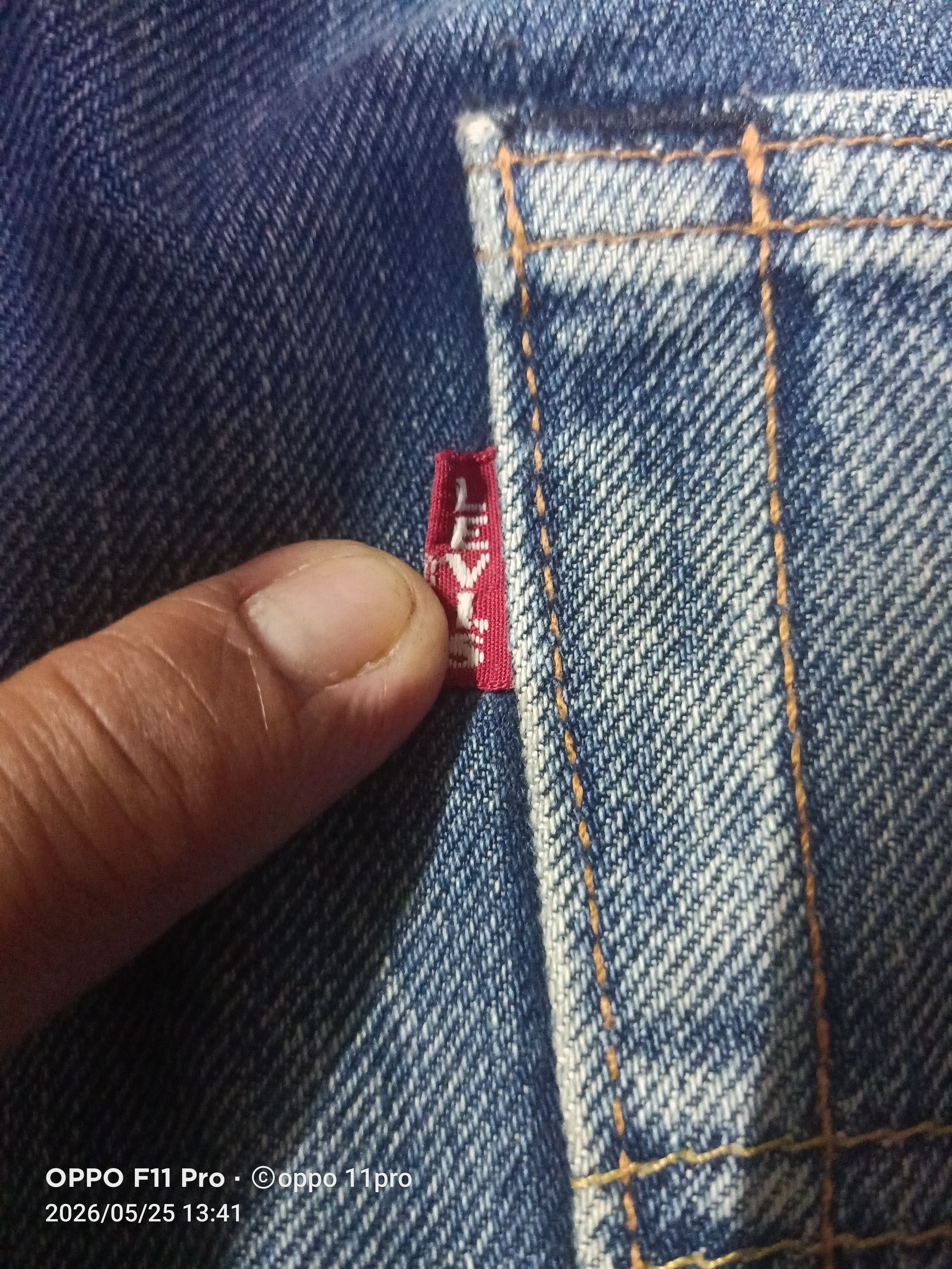 Levi's Vintage Clothing 💥 Vintage Levi's 501 (LVC) Distressdenim Men Redselved 💥 Size US 34 / EU 50 - 3 Thumbnail