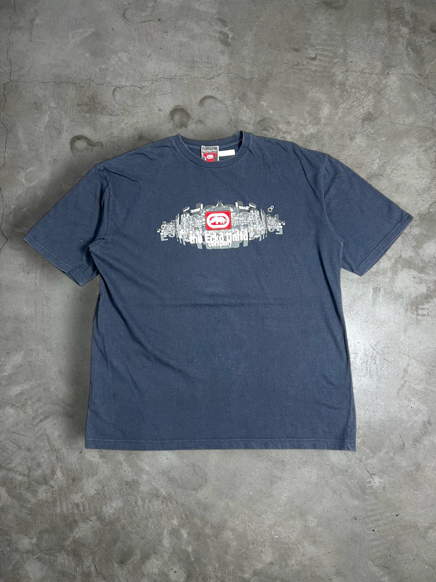 Ecko Unltd. Vintage ECKŌUNLTD. Y2K Graphic Tee (XL) GTME499 Size US XL / EU 56 / 4 - 1 Thumbnail
