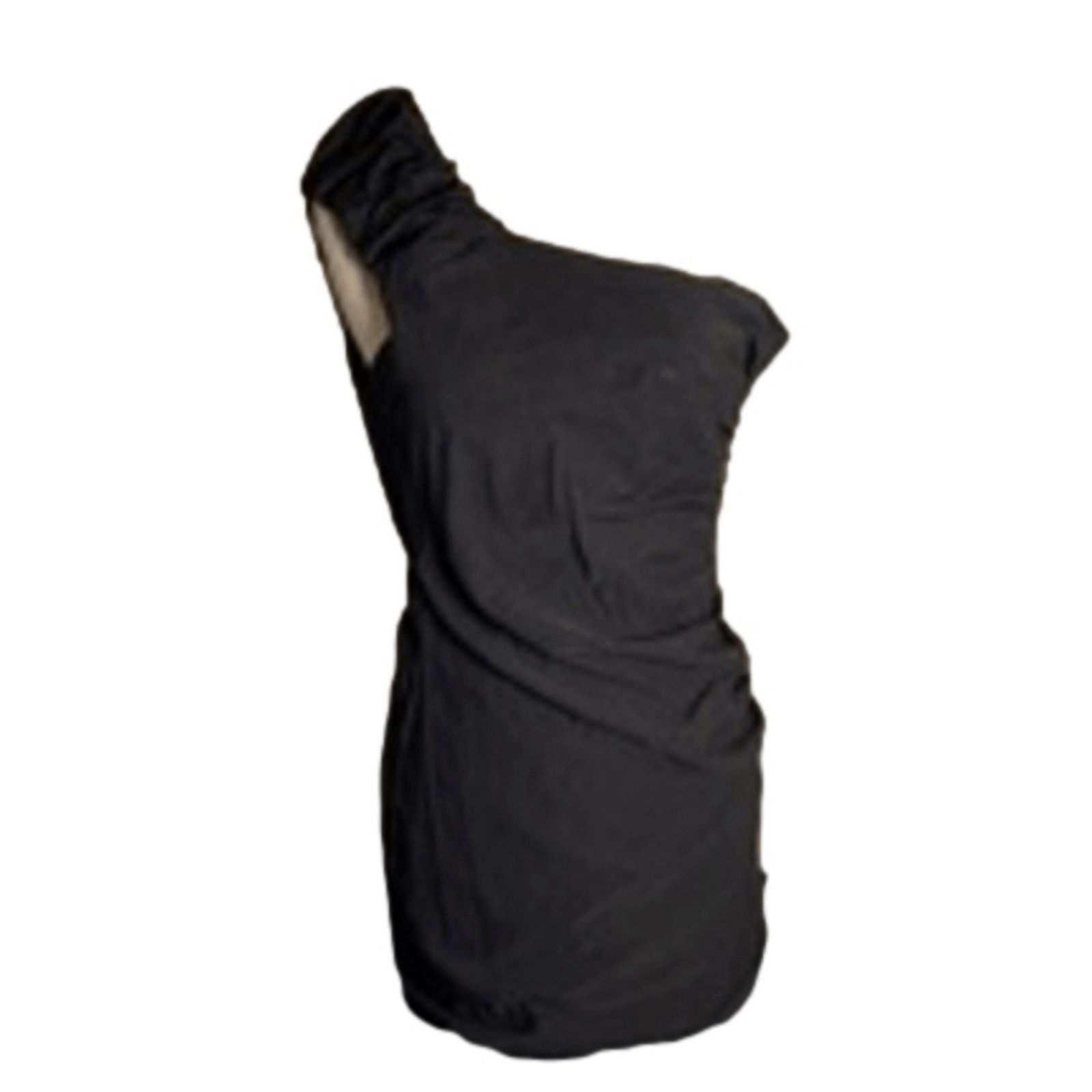 Other Chic One Shoulder Black Ruched Party Dress Speechless S Size S / US 4 / IT 40 - 2 Thumbnail