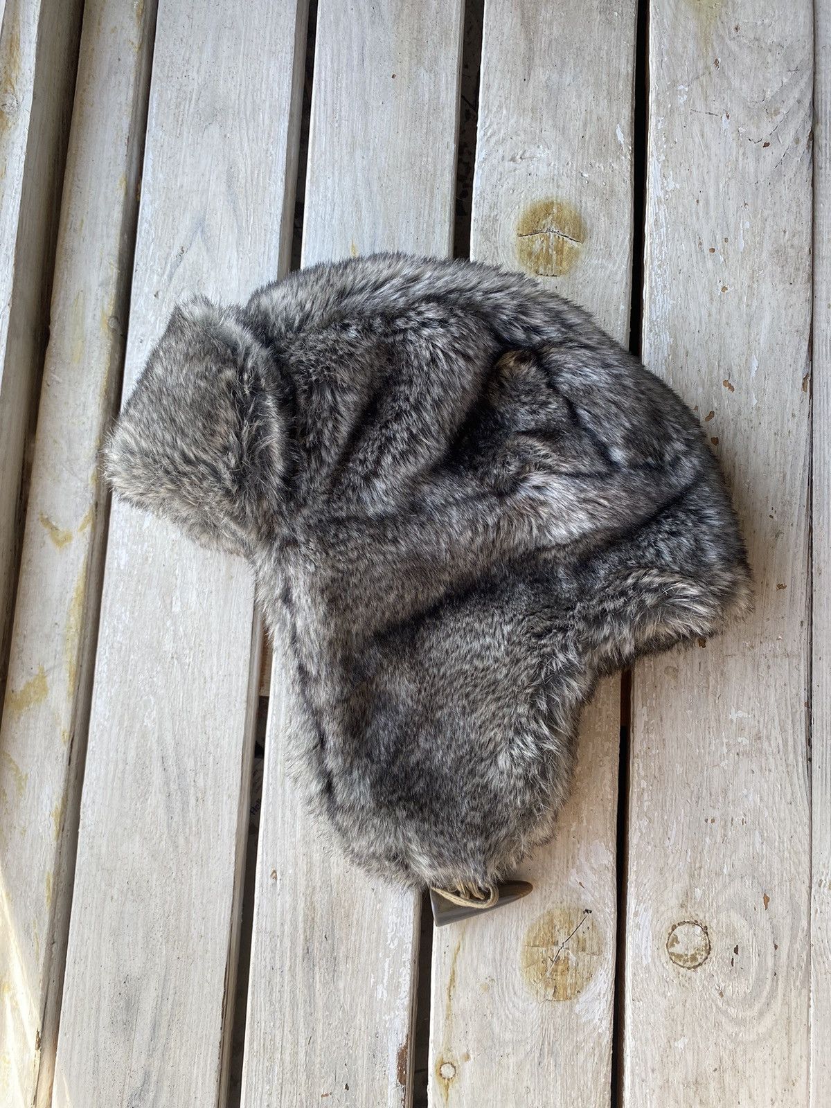 Hysteric Glamour × Japanese Brand Y2K American Vintage Fuzzy Hat Mohair Ushanka Beauty Beast Size ONE SIZE - 3 Thumbnail