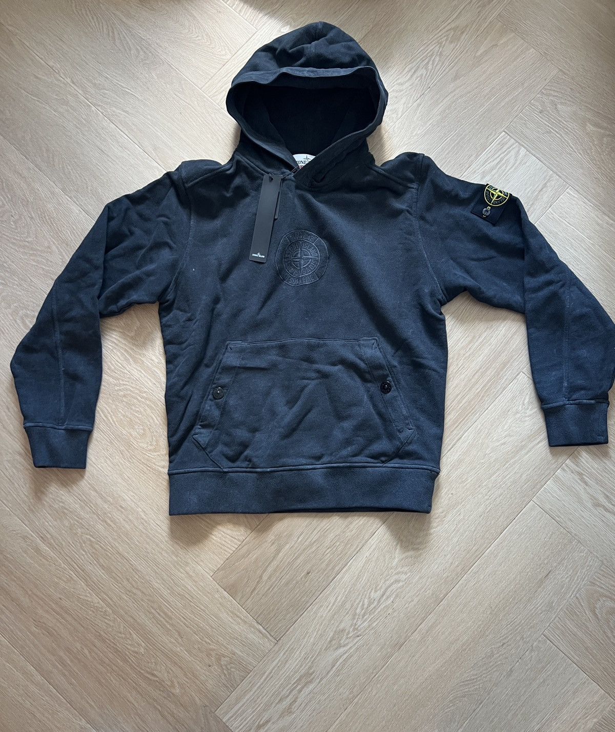 Stone Island × Supreme SUPREME X STONE ISLAND HOODED SWEATSHIRT (SS19) Size US S / EU 44-46 / 1 - 2 Thumbnail