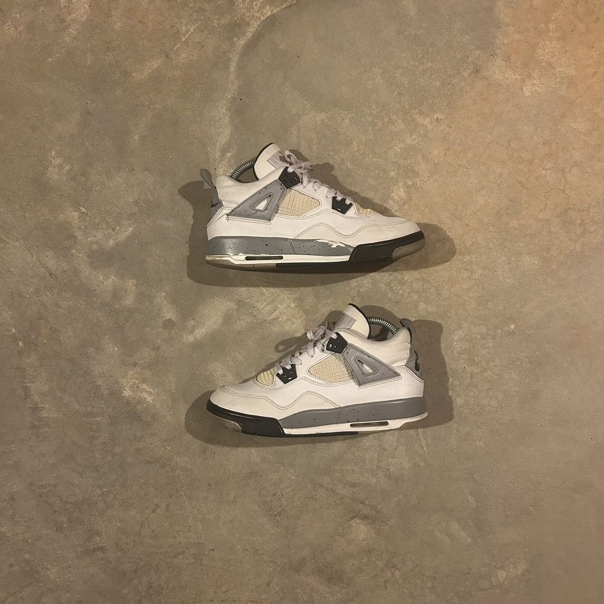 image of Jordan Nike Jordan 4 Retro White Cement 2016 Us 7 Shoes, Men's