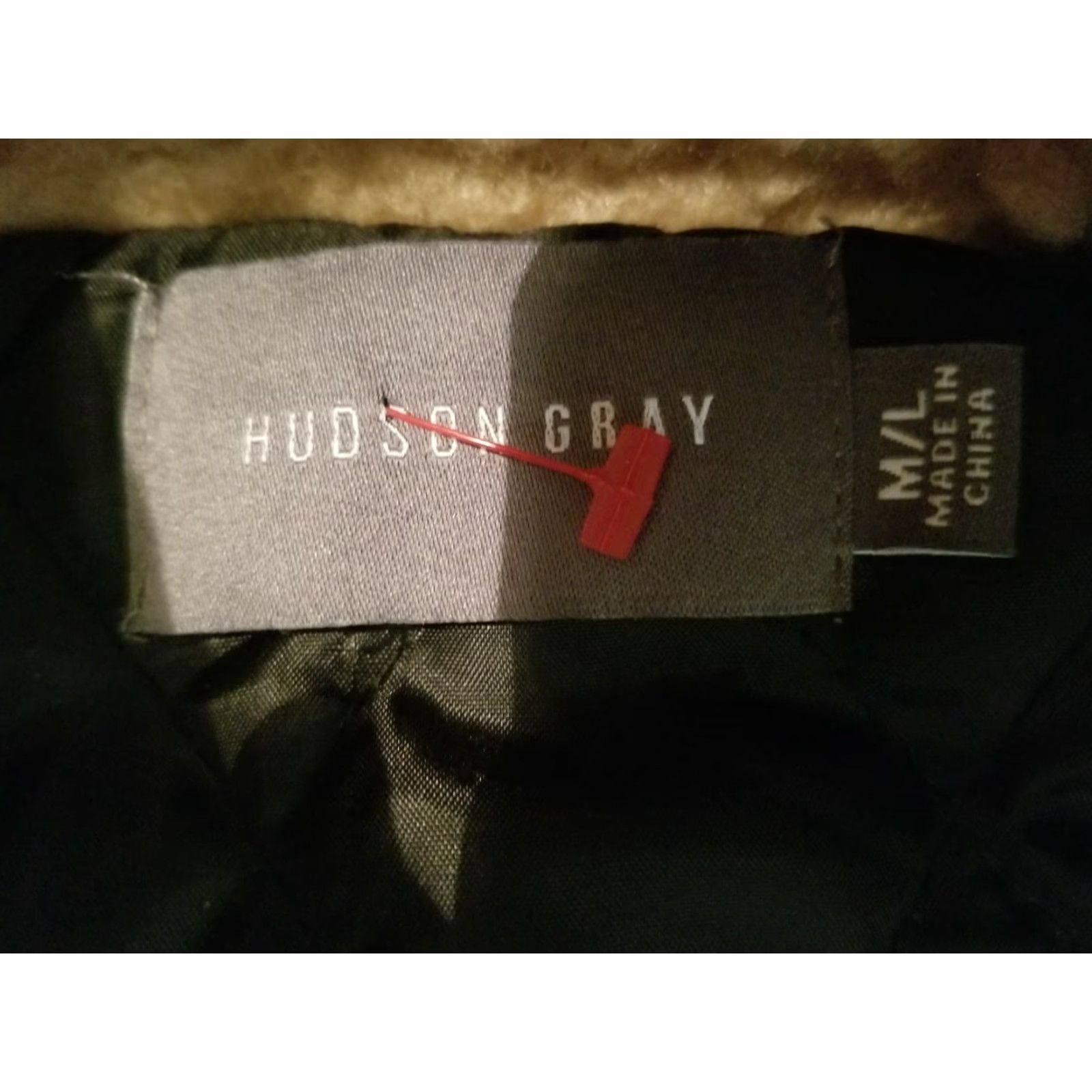 Hudson Hudson Gray Jacket Coat Mens L Beige Polyester Coat M/L Regular Size Size US L / EU 52-54 / 3 - 4 Thumbnail