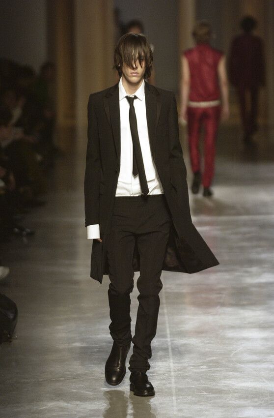 Dior AW02 Reflexion Double Lapel Le Smoking Collar Long Coat Size US M / EU 48-50 / 2 - 15 Thumbnail