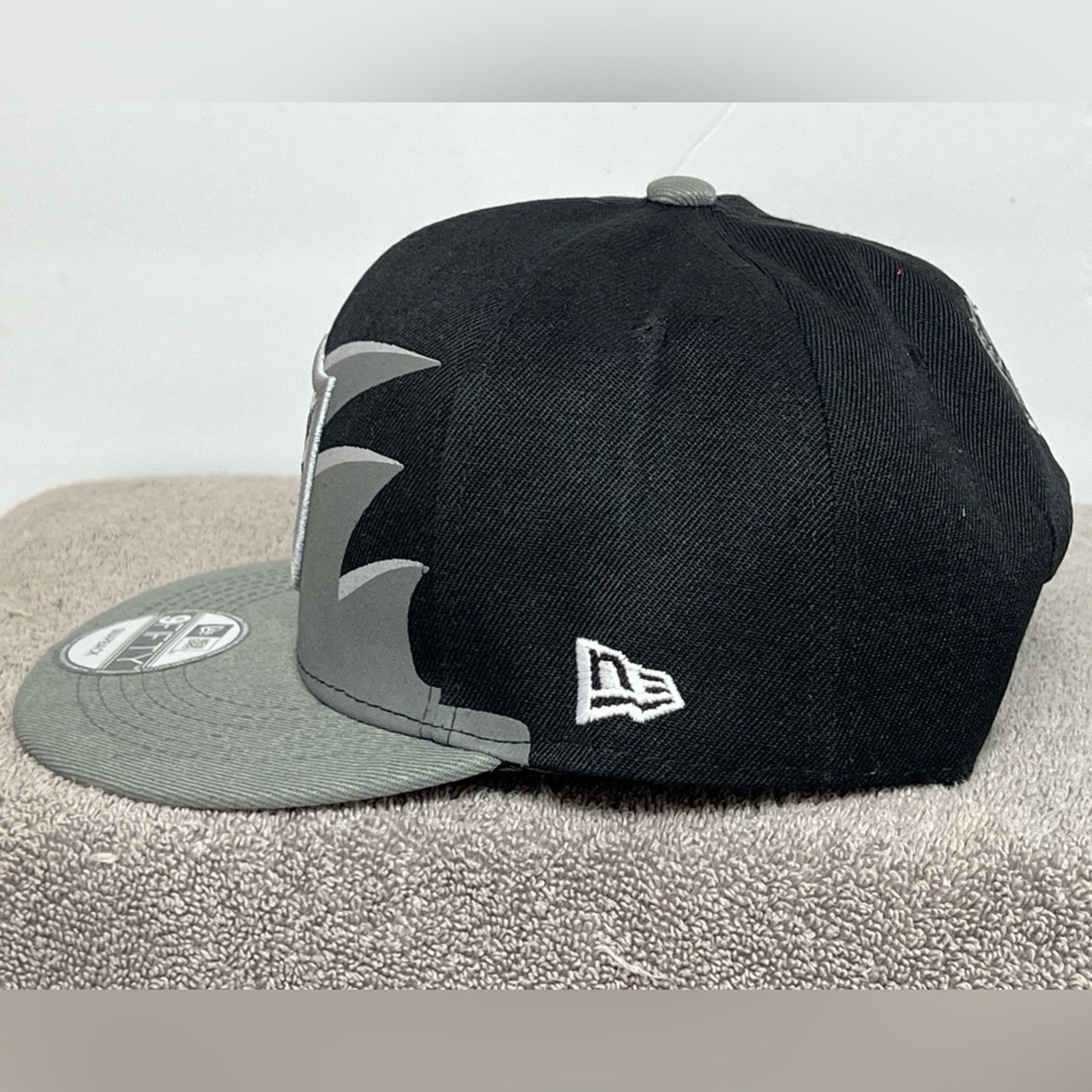 New Era NEW Vegas Raiders 9Fifty Sharktooth Snapback Wool Hat Size ONE SIZE - 3 Thumbnail