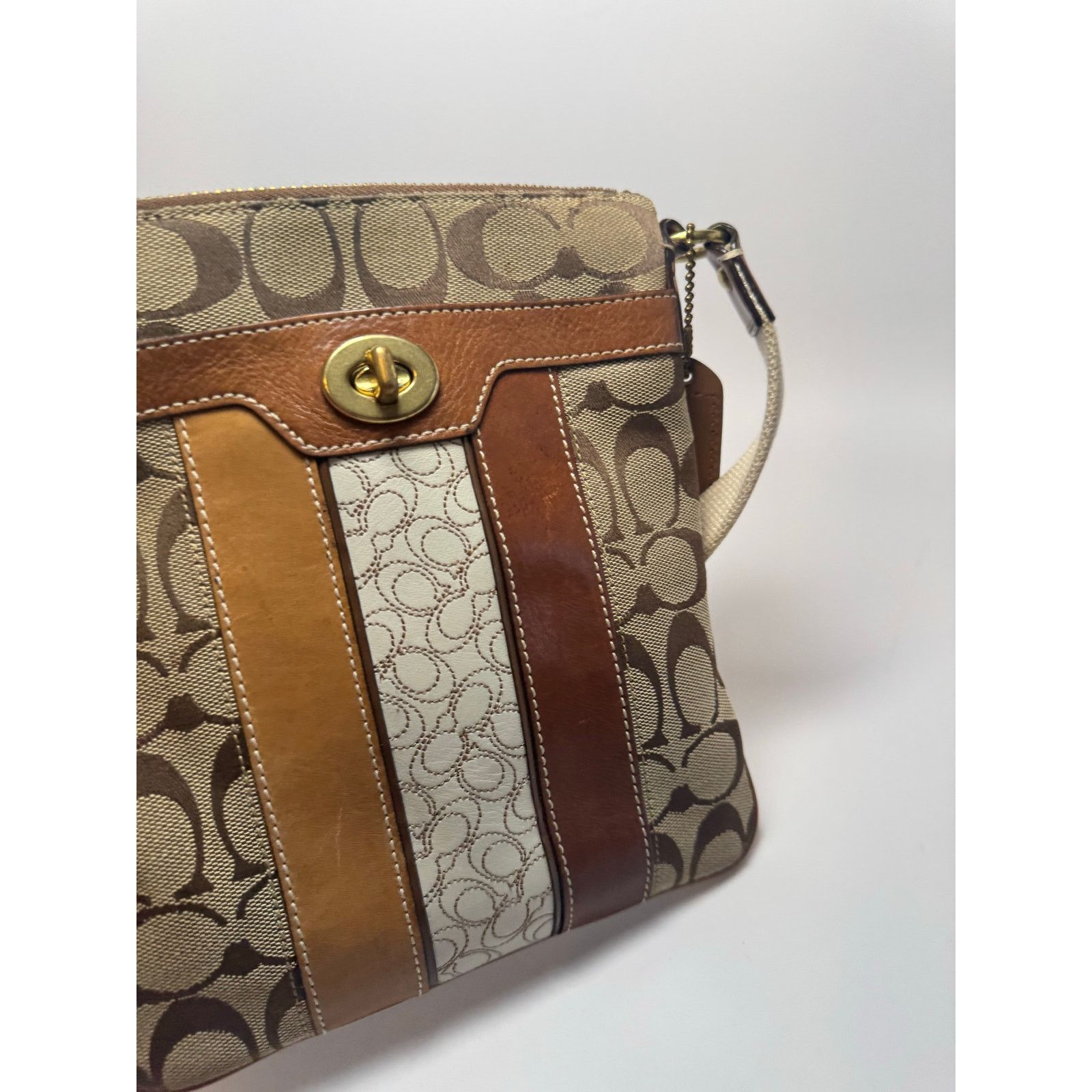 Coach Coach Vintage Multi Fabric Monogram Leather Crossbody Size ONE SIZE - 9 Thumbnail