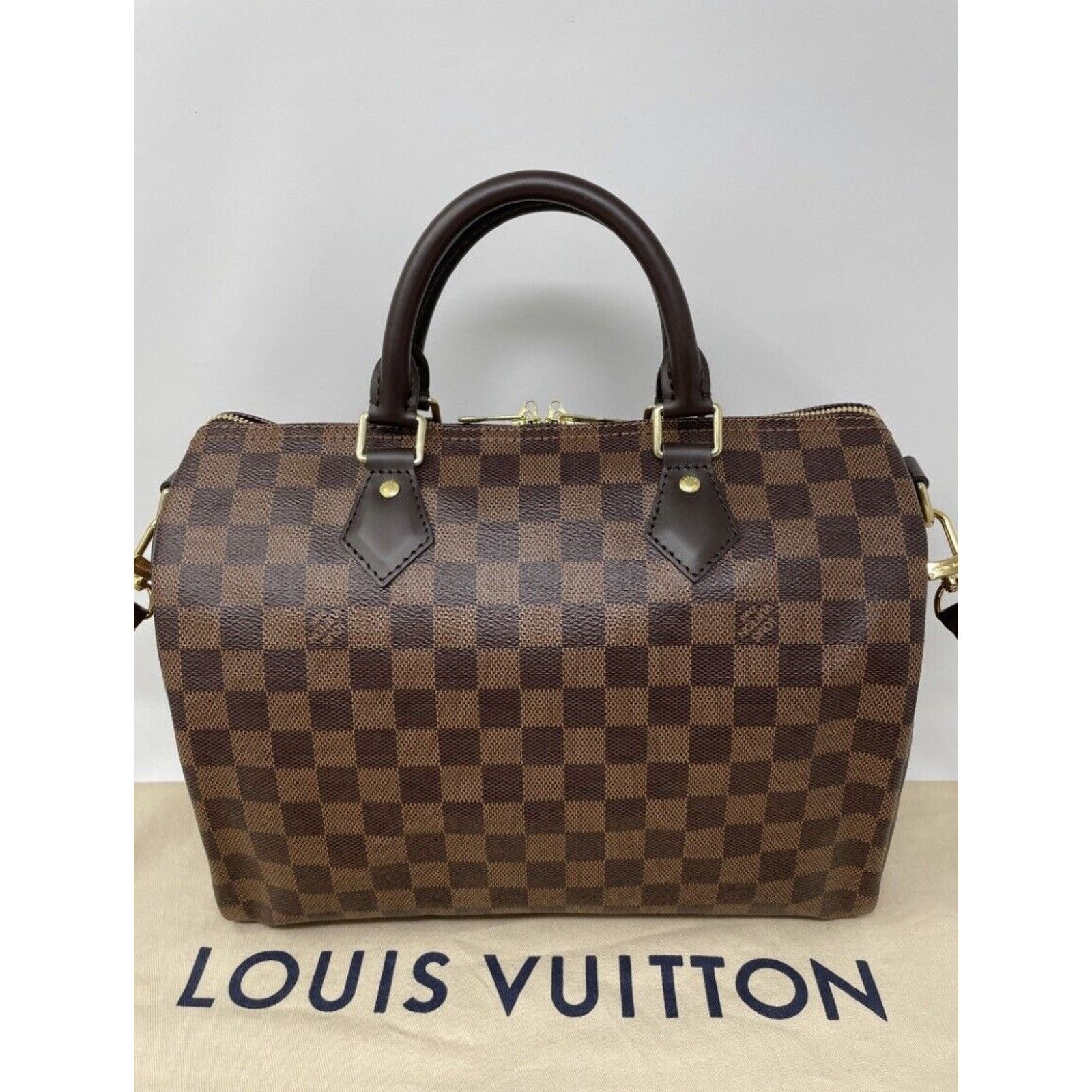 Louis Vuitton Authentic Louis Vuitton Damier Ebene Canvas Speedy 30 Bando Size ONE SIZE - 5 Thumbnail