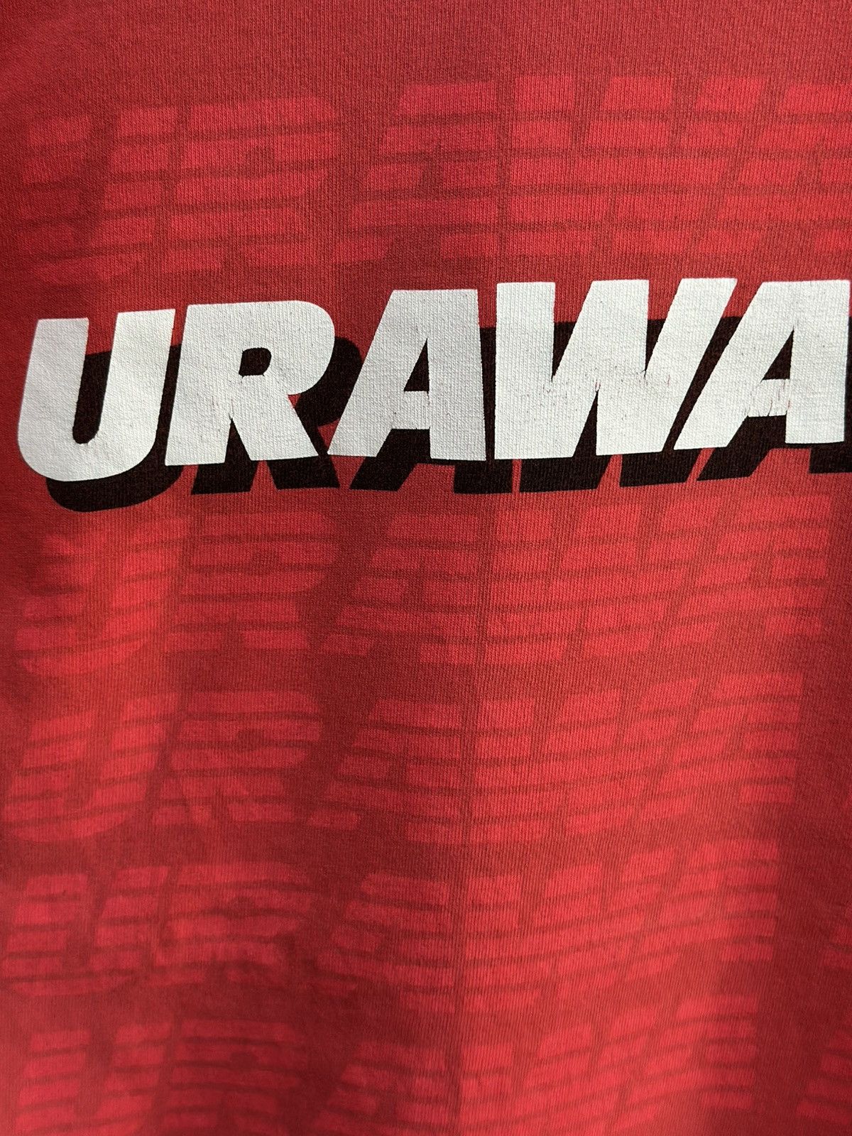 Japanese Brand Thrashed Vintage Urawa Red Distressed Tee Size US M / EU 48-50 / 2 - 3 Thumbnail