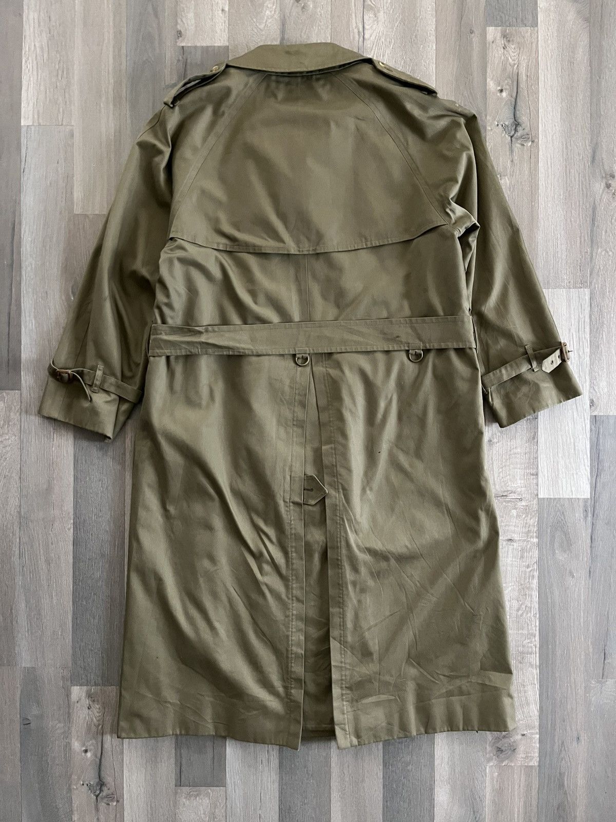 Burberry Vintage Burberry Lined Double Breasted Trench Coat Size US L / EU 52-54 / 3 - 2 Thumbnail