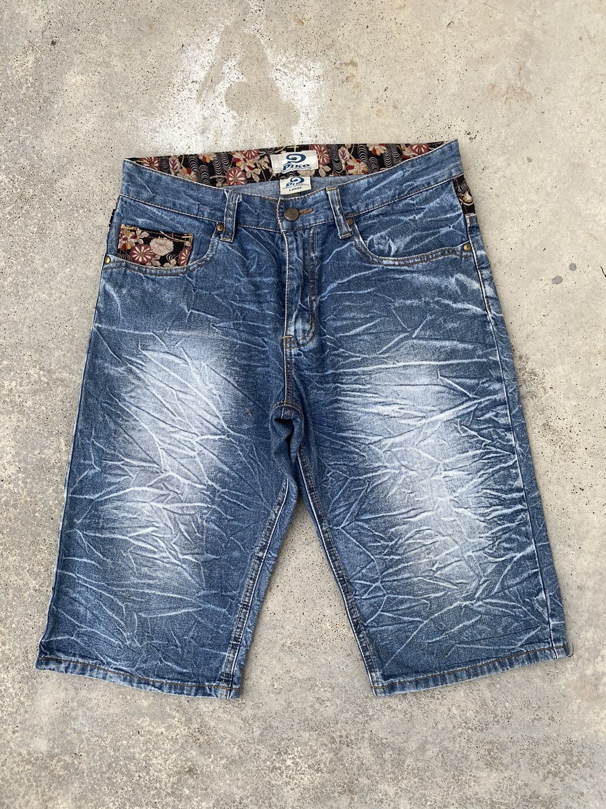 Other 2000s Piko Sukajan Tamashi Karakuri Styled Jorts Size US 32 / EU 48 - 4 Thumbnail