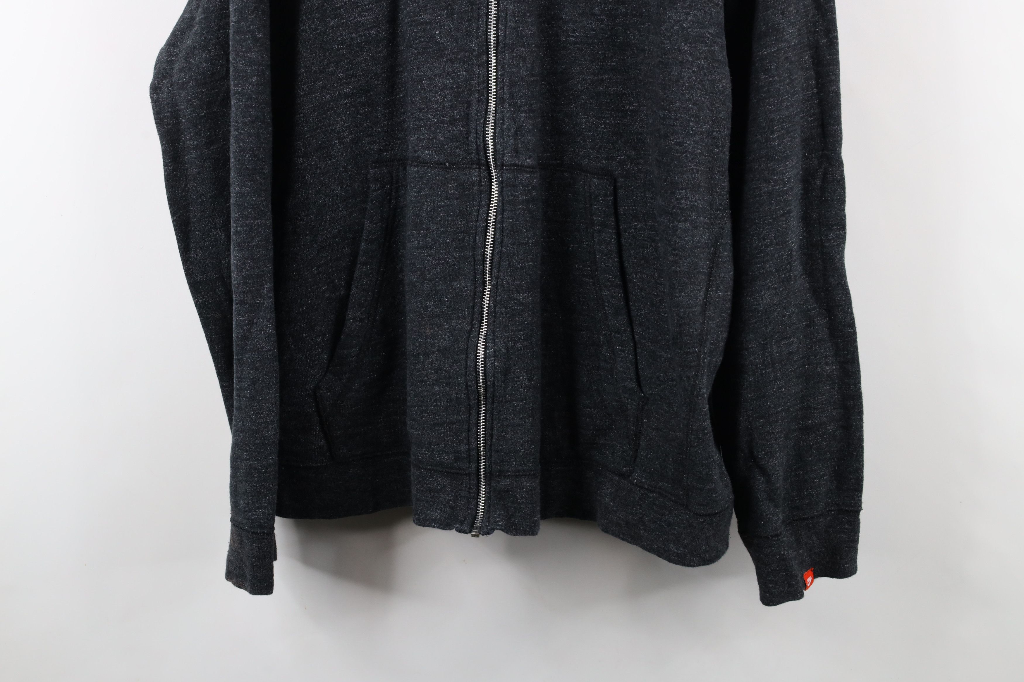Nike × Vintage Vintage Y2K Nike Mini Swoosh Jersey Knit Full Zip Hoodie Size US XL / EU 56 / 4 - 3 Thumbnail