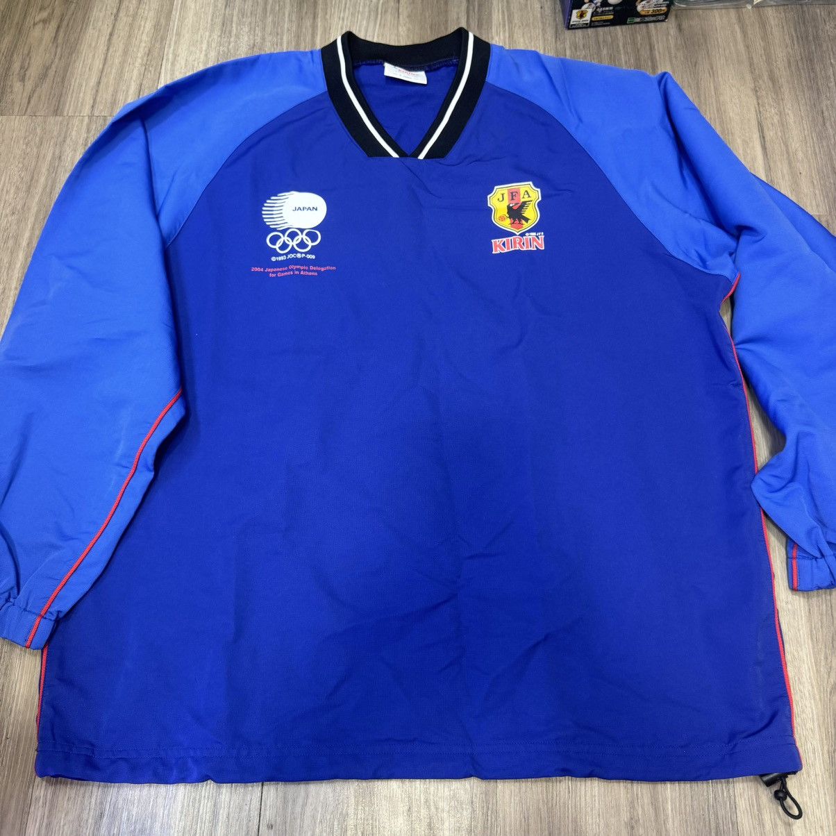 Japanese Brand Japan soccer Olympic game 2004 sweater Size US L / EU 52-54 / 3 - 1 Thumbnail