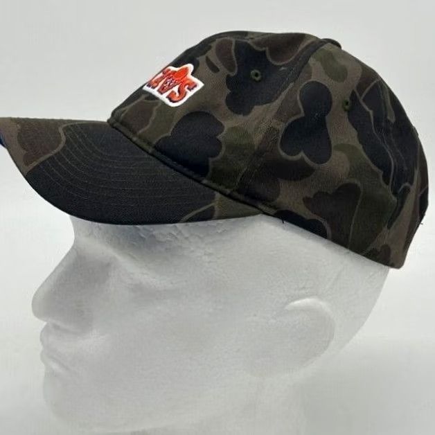 Mitchell & Ness Mitchell & Ness Cleveland Cavaliers Hats Mens OS Green Camouflage Baseball Cap Adjustable Cap Size ONE SIZE - 2 Thumbnail