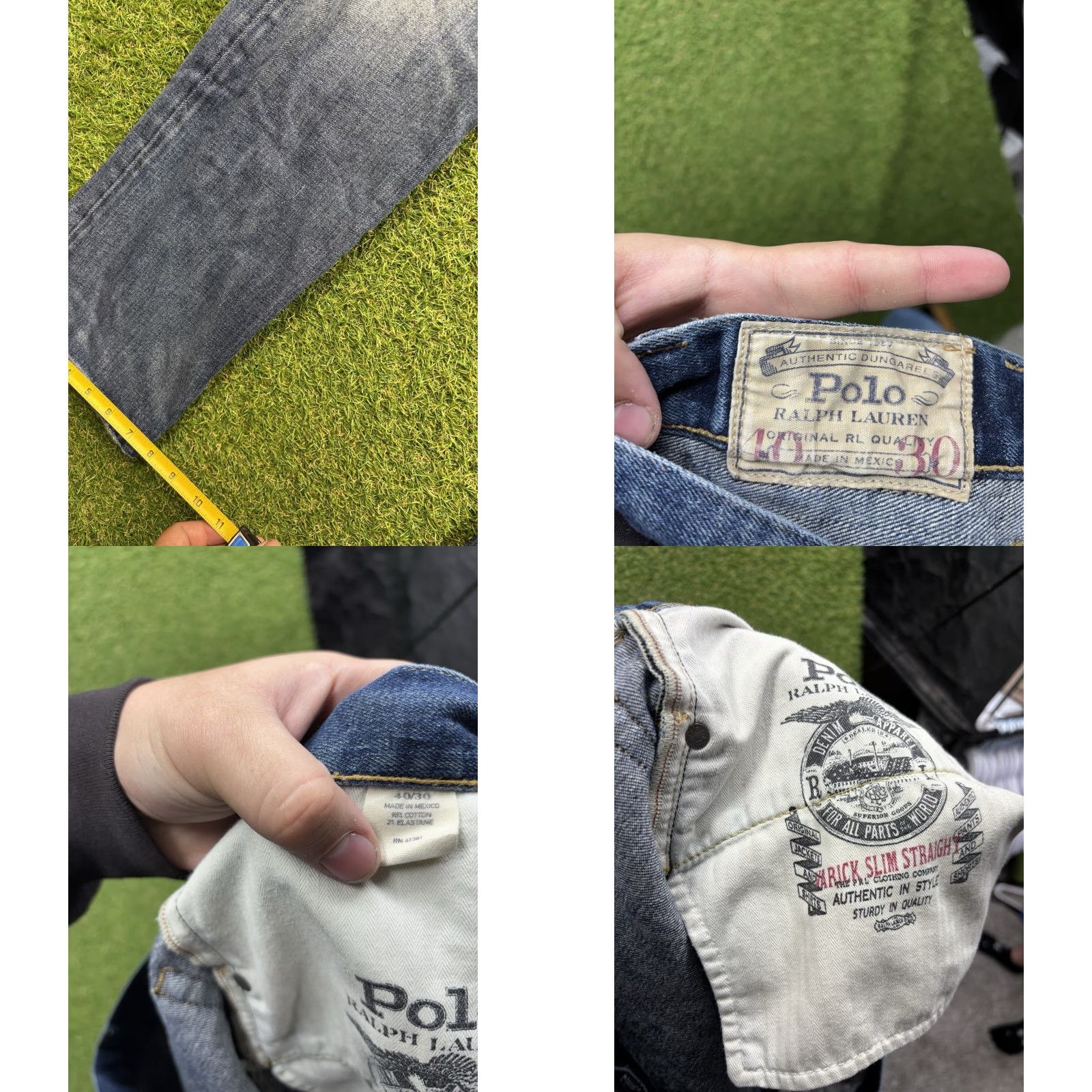 Polo Ralph Lauren Polo Ralph Lauren Jeans Mens 40x30 The Varick Slim Straight Leg Denim Casual Slim Size US L / EU 52-54 / 3 - 8 Thumbnail