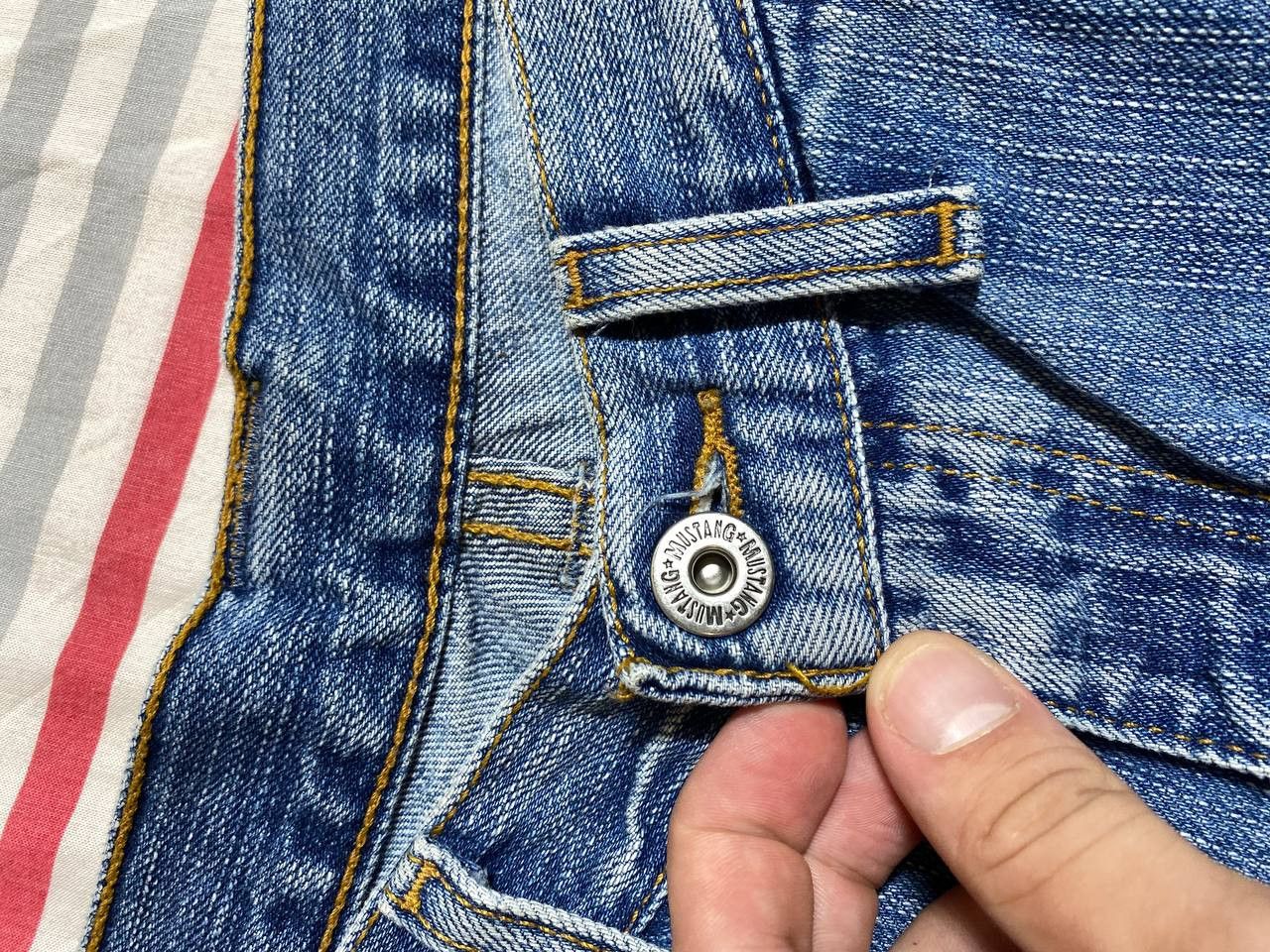 Japanese Brand × Mustang Vintage 90s y2k mustang jeans Bootcut BAGGY STYLE Size US 34 / EU 50 - 7 Thumbnail