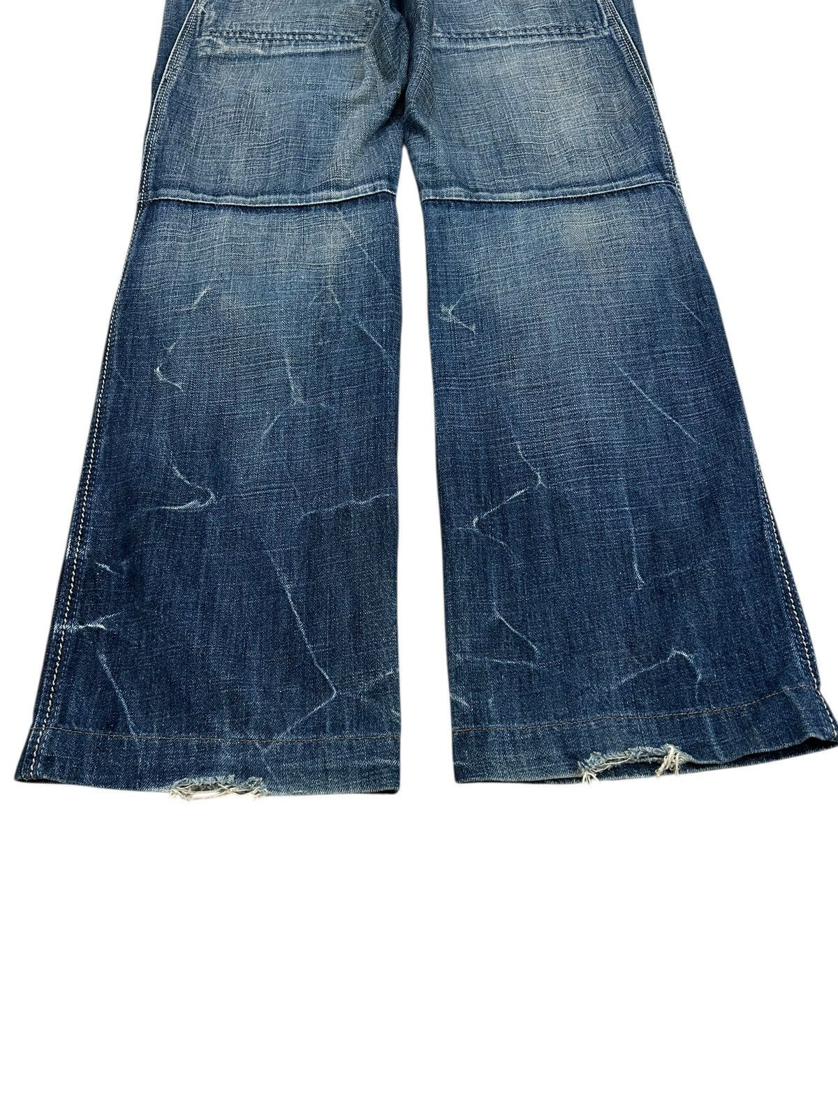 Marithe + Francois Girbaud Marithe Francois Girbaud Baggy Loose Fit Double Knee Pocket Size US 31 - 12 Thumbnail