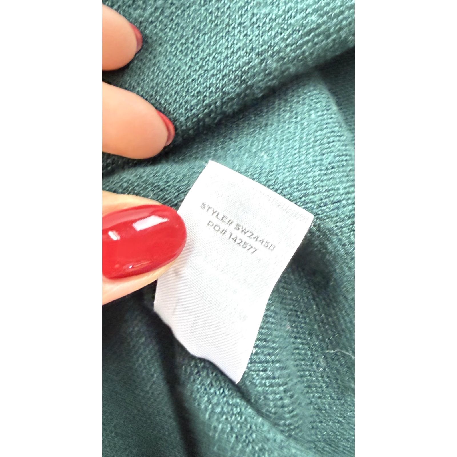 Lulus Lulus Dress Large Green Knit Long Sleeve Midi Sweater Dress Womens Size L / US 10 / IT 46 - 5 Thumbnail