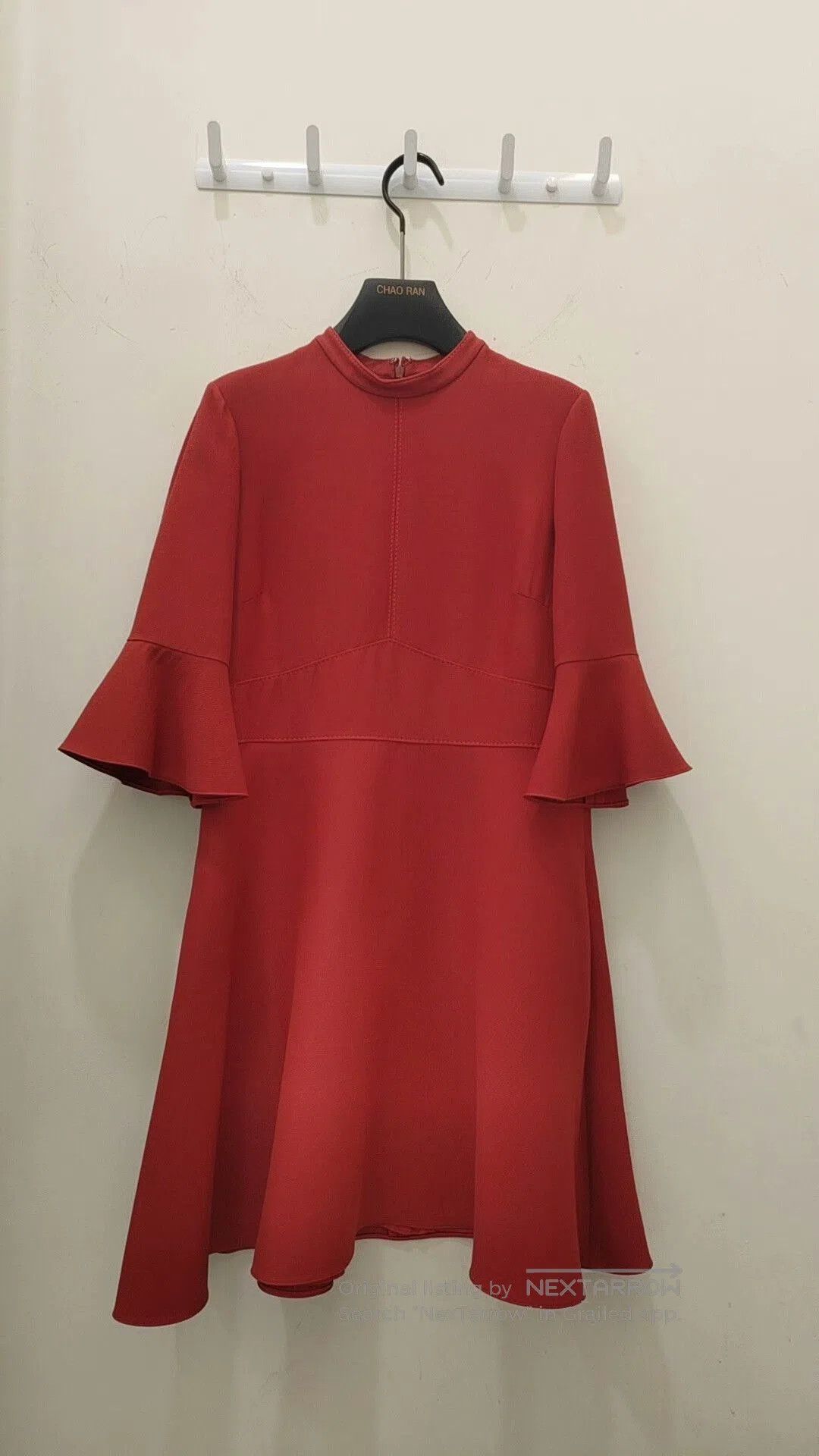Valentino Valentino Red Midi Dress Size 44. Size US XL / EU 56 / 4 - 1 Thumbnail