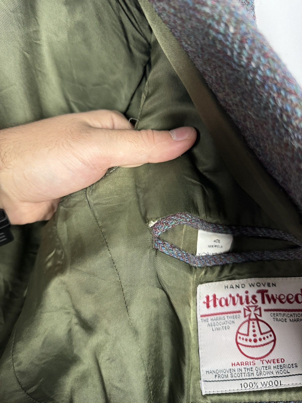 Harris Tweed Harris Tweed x Centaur Today Wool Blazer Jacket Size 40L Size 40L - 17 Thumbnail