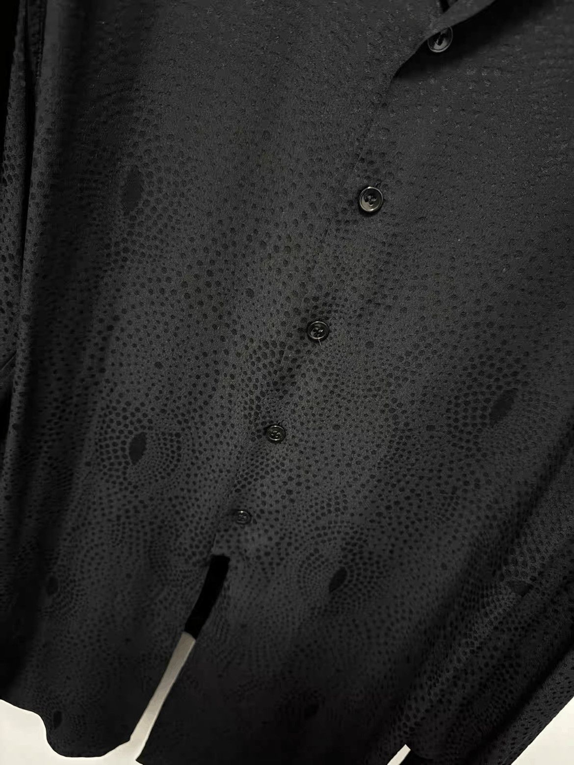 Saint Laurent Paris Sz 40 Saint Laurent Paris 20SS Runway Dark Pattern Shirt-25 Size US L / EU 52-54 / 3 - 4 Thumbnail