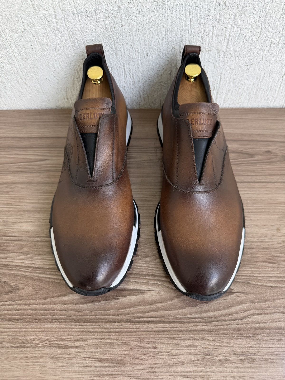 Berluti Fast track scritto slip on Size US 11 / EU 44 - 6 Thumbnail