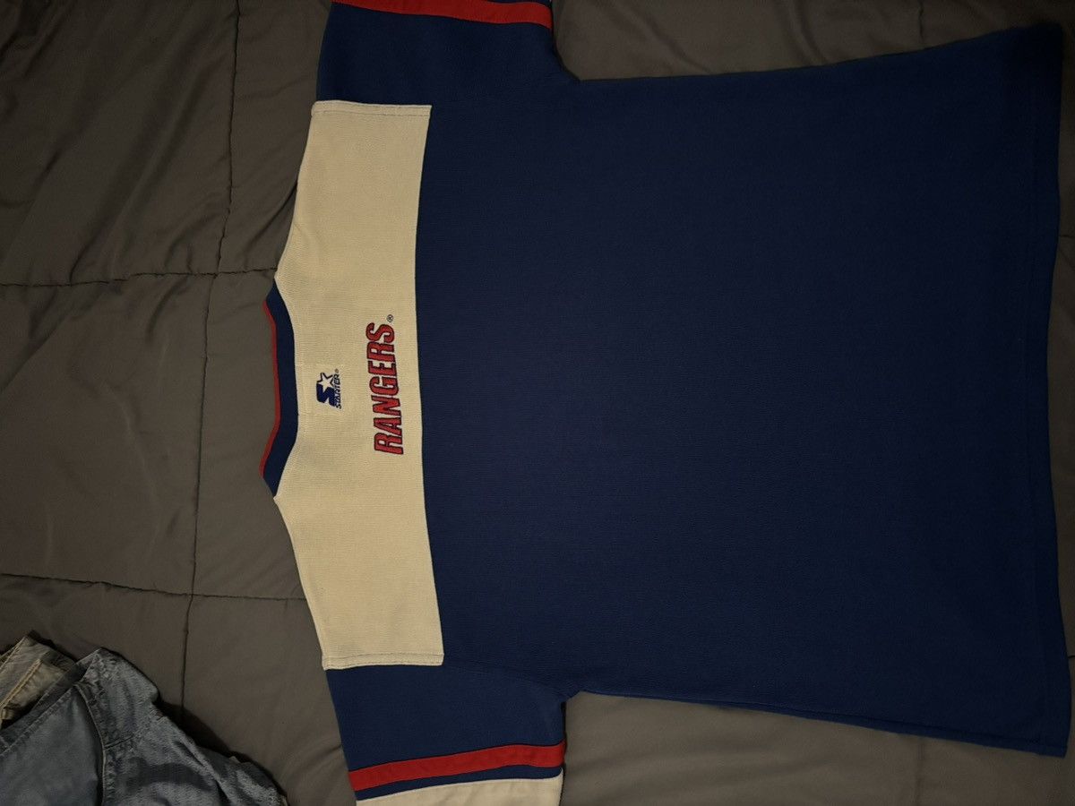 Starter Vintage New York Rangers Knit Jersey Size US XL / EU 56 / 4 - 2 Thumbnail