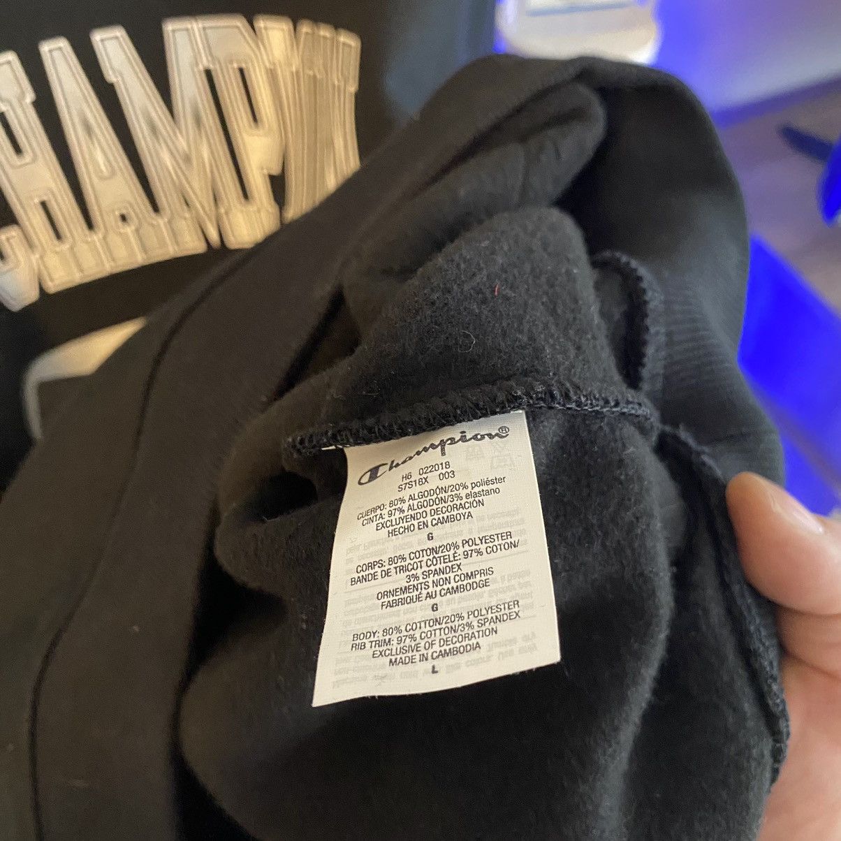Champion × Supreme Supreme Stay In School Crewneck Size US L / EU 52-54 / 3 - 6 Thumbnail