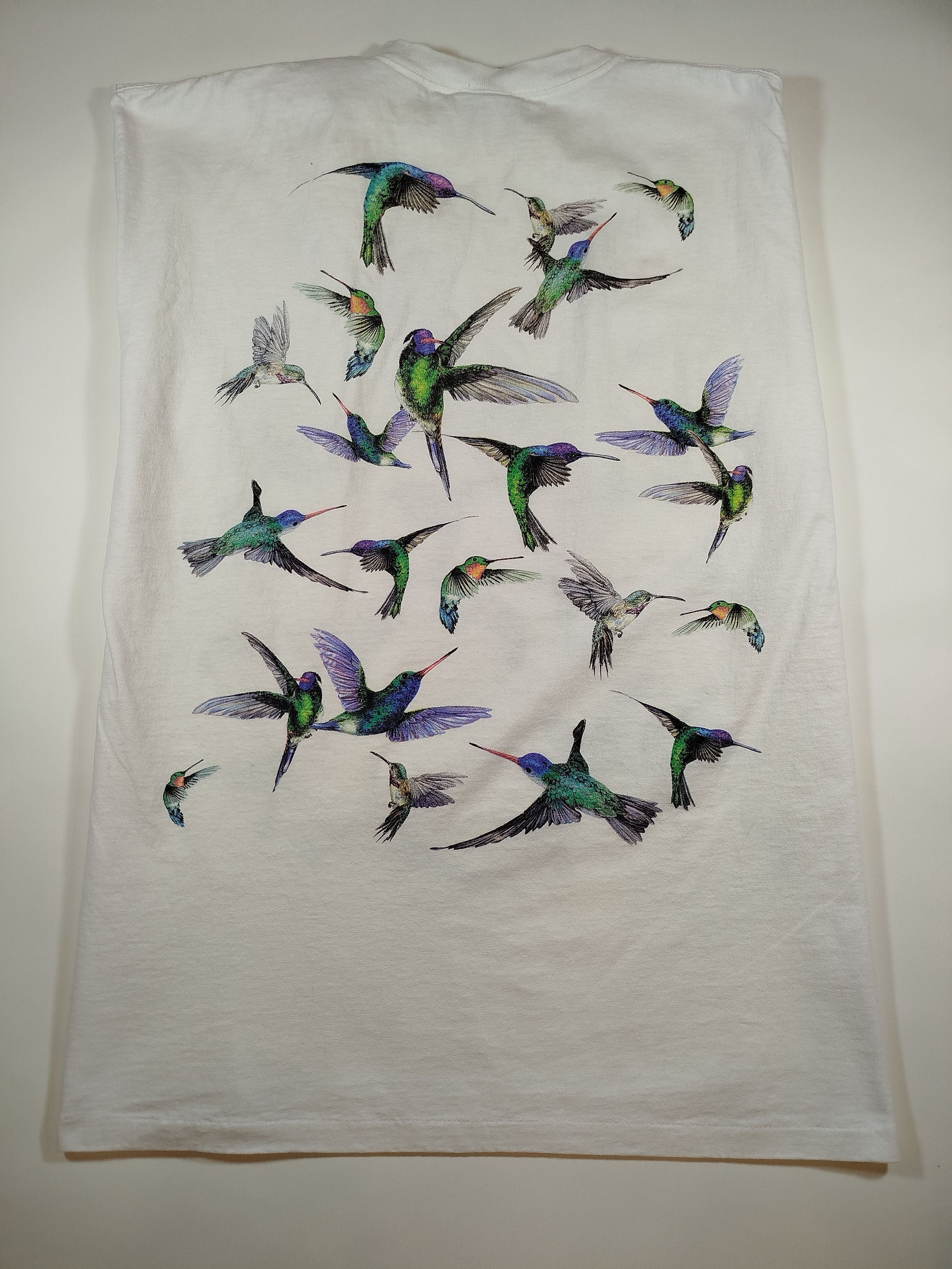Vintage Vintage hummingbird t shirt single stitch Size US XL / EU 56 / 4 - 2 Thumbnail