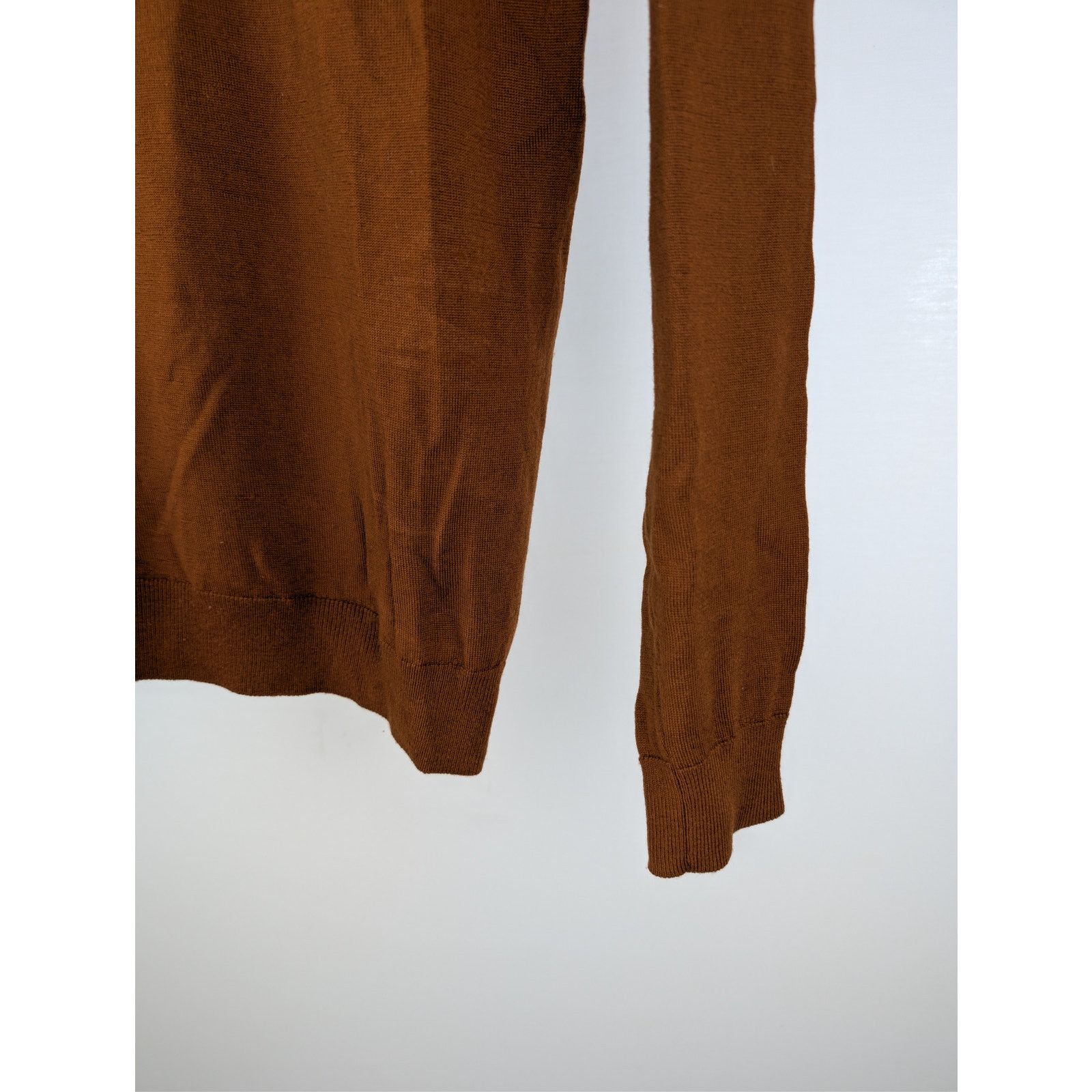 Brunello Cucinelli o1rshd1 CC20 Long-Sleeve Crewneck Sweater in Brown Size US M / EU 48-50 / 2 - 6 Thumbnail