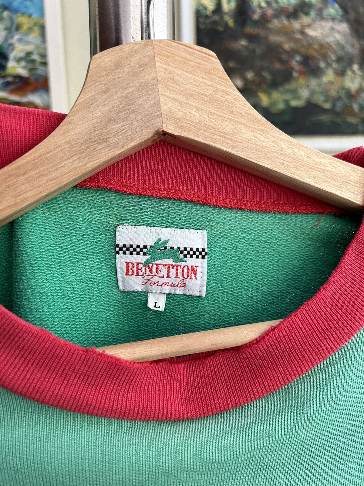 Benetton Vintage Benetton Formula 1 Racing Sweatshirt Size US L / EU 52-54 / 3 - 19 Thumbnail