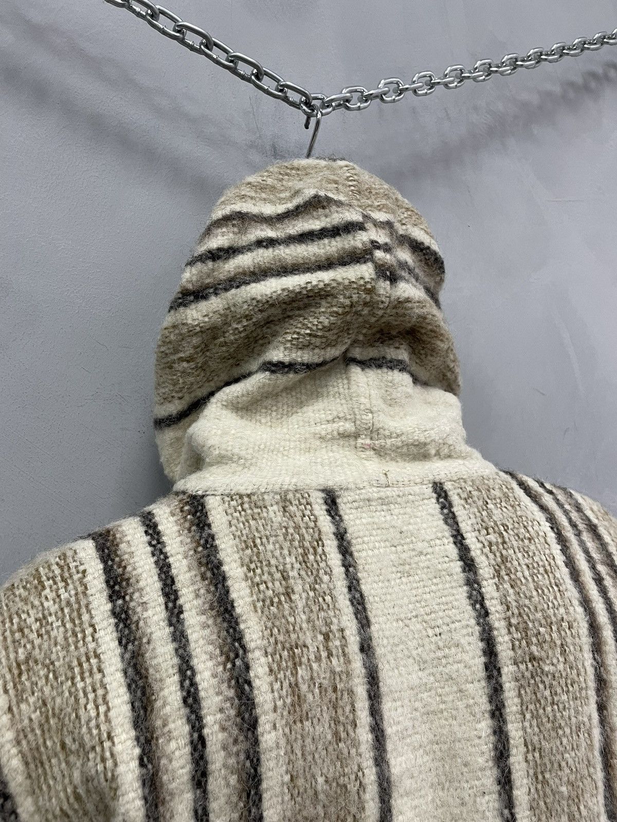 Nirvana Kurt kobain style Knit Wool aztec zip hoodie 90s Vintage Size US M / EU 48-50 / 2 - 10 Thumbnail
