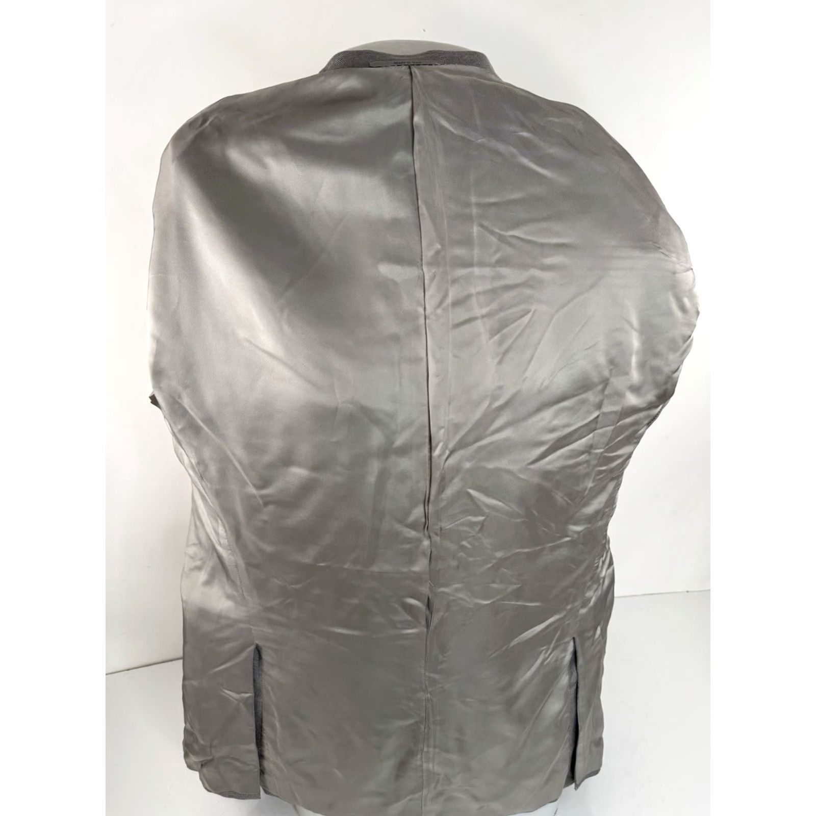 Ermenegildo Zegna ERMENEGILDO ZEGNA Blazer Jacket Men 42 Gray Cashmere Silk Blend EU 52 / US 42 Blazer Jacket Mens B2 Size 42R - 3 Thumbnail