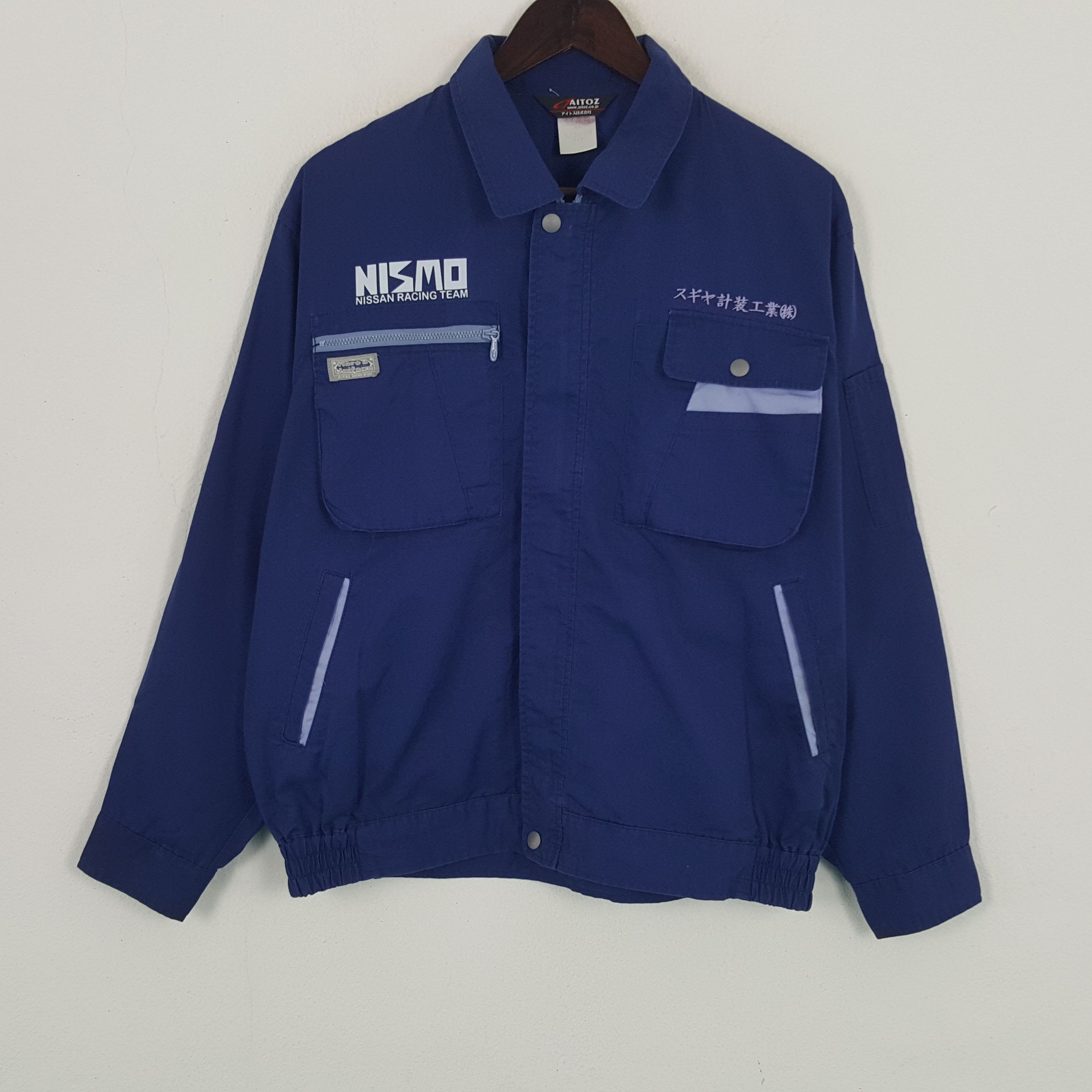 Vintage Vintage Nismo Nissan Racing Team Custom Art Worker Jacket Size US L / EU 52-54 / 3 - 3 Thumbnail