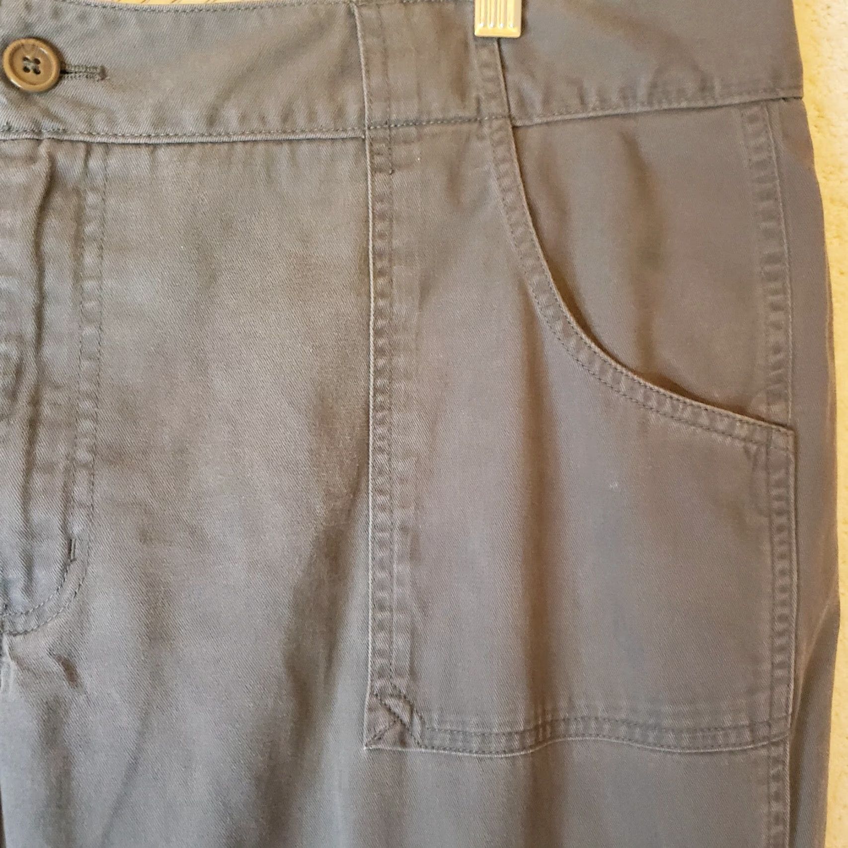Carhartt Carhartt Womens Pants Regular Steel Gray 100% Cotton 18x30" Rugged Flex Cargo Pocketed WB051 COA Size 40" / US 18 - 6 Thumbnail