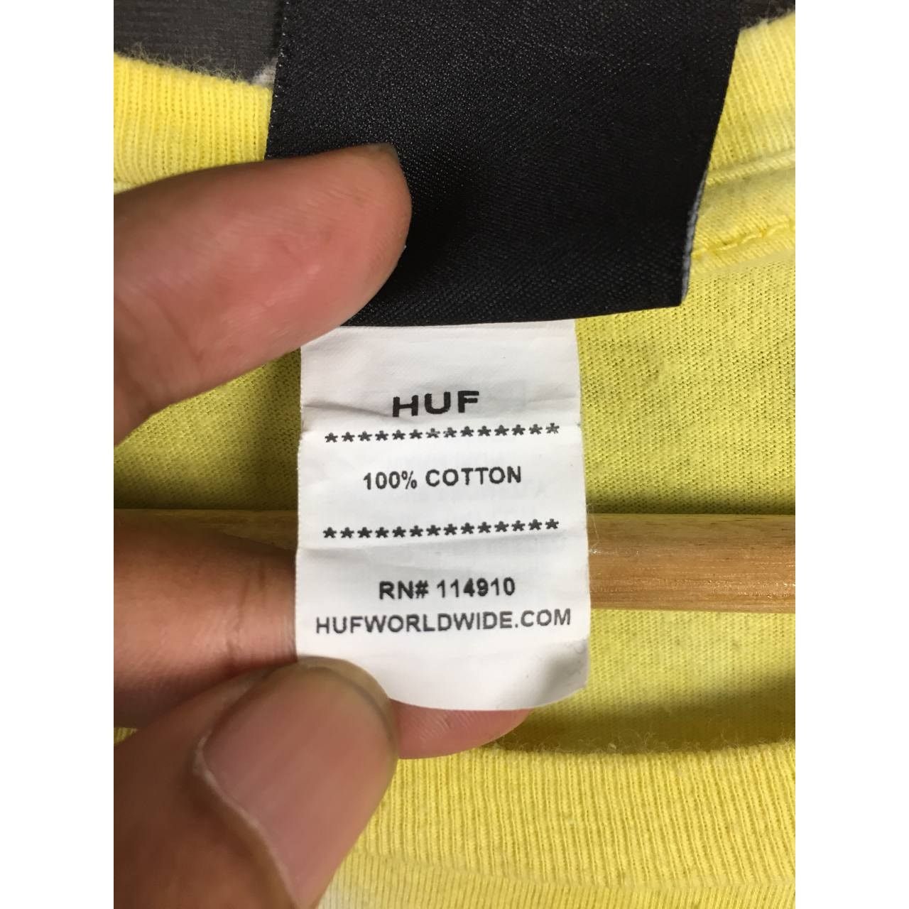 Huf HUF Worldwide Don't Even Trip Tie Dye Hippies Skate Tee Size US M / EU 48-50 / 2 - 9 Thumbnail