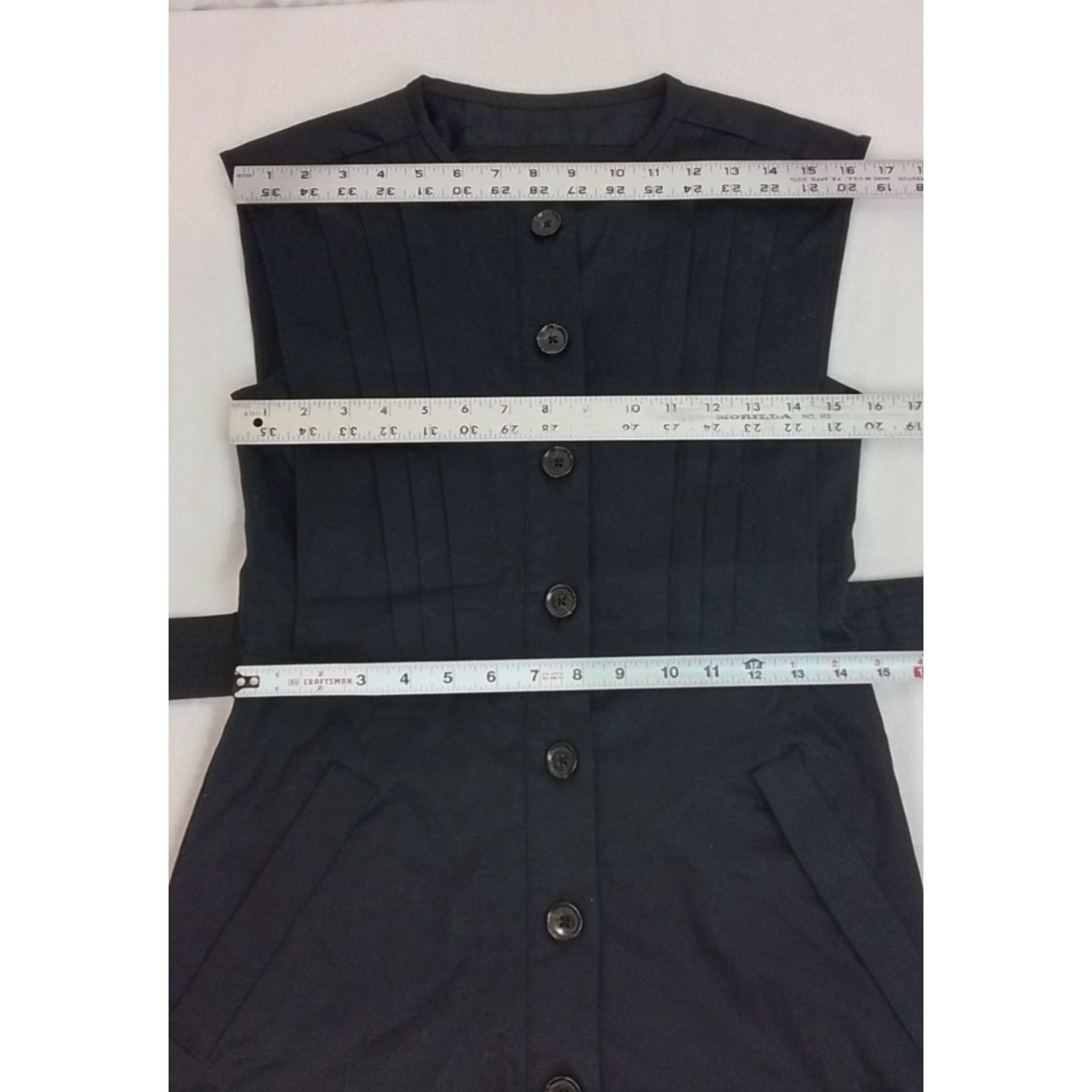 Banana Republic NWT Banana Republic Dress Women's XS Black Button-Up Size XS / US 0-2 / IT 36-38 - 14 Thumbnail