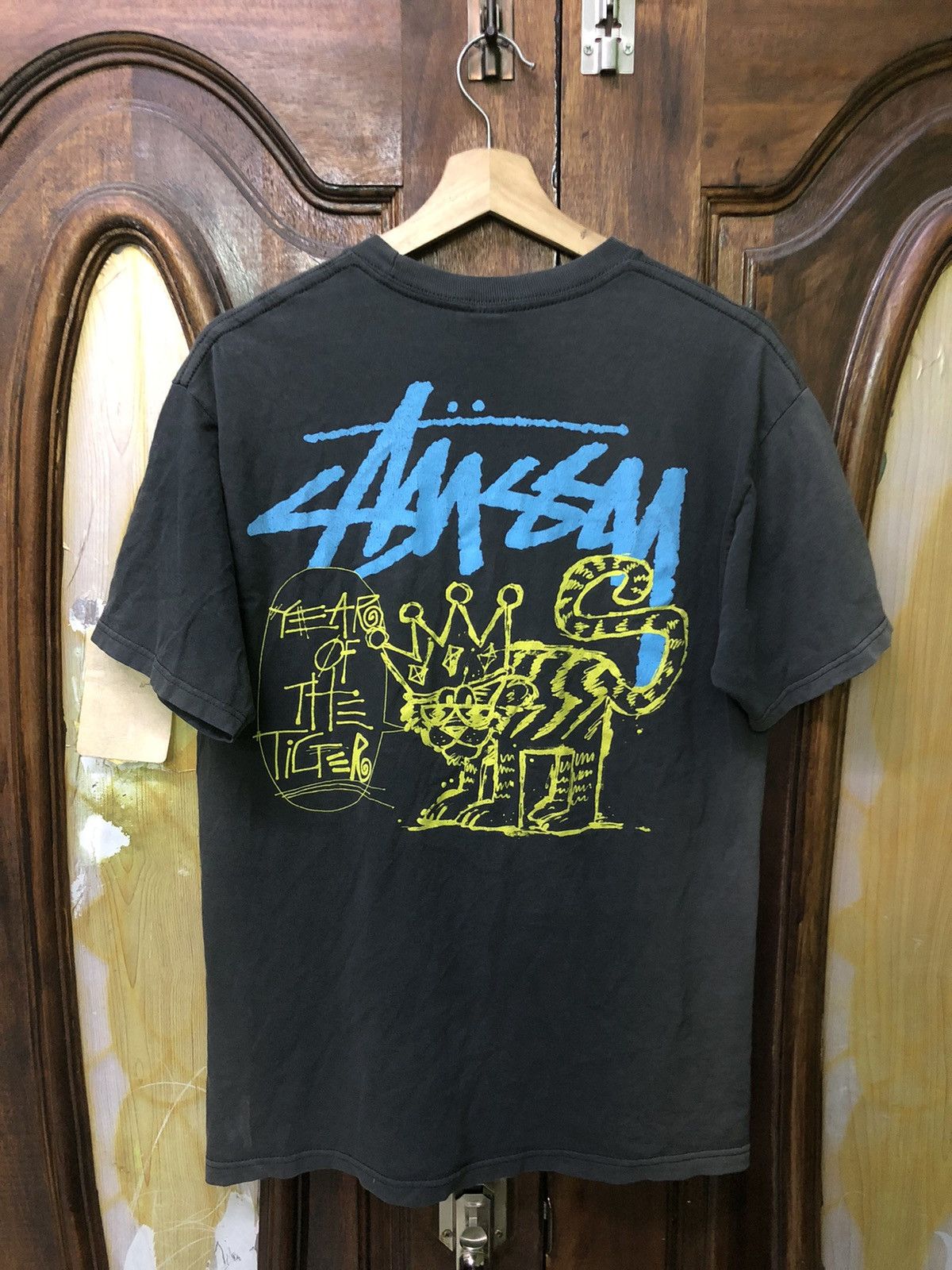 Stussy Vintage Stussy Year of The Tiger Sun Faded Shirt Tee Size US M / EU 48-50 / 2 - 10 Thumbnail