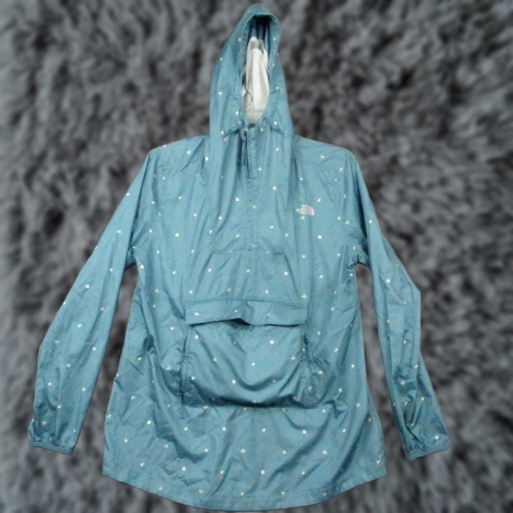 The North Face The North Face Jacket Fanorak Packable Floral Aqua Small Windwall Women Size S / US 4 / IT 40 - 1 Thumbnail