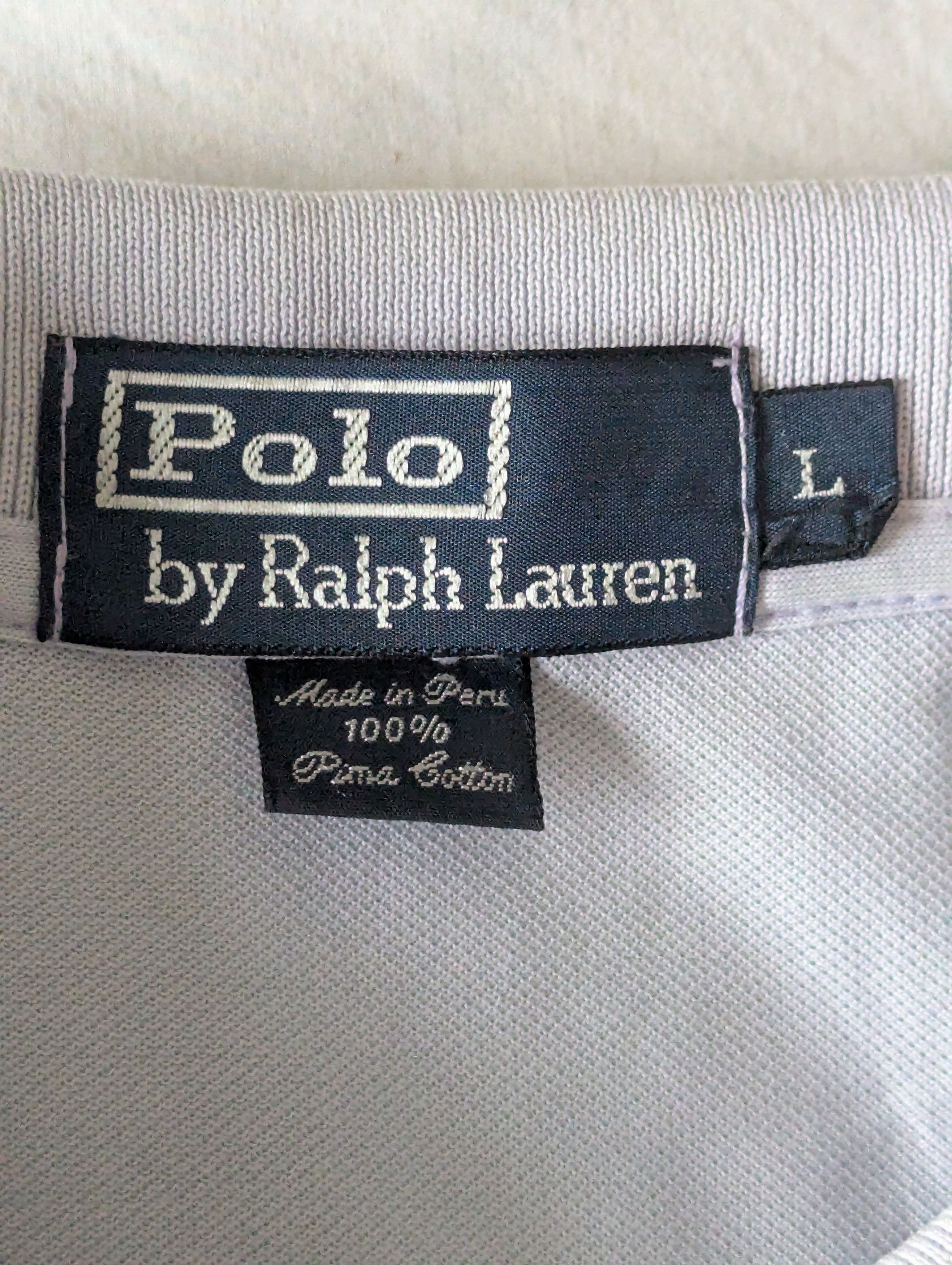 Polo Ralph Lauren Vintage Knitted shirt Size US L / EU 52-54 / 3 - 2 Thumbnail