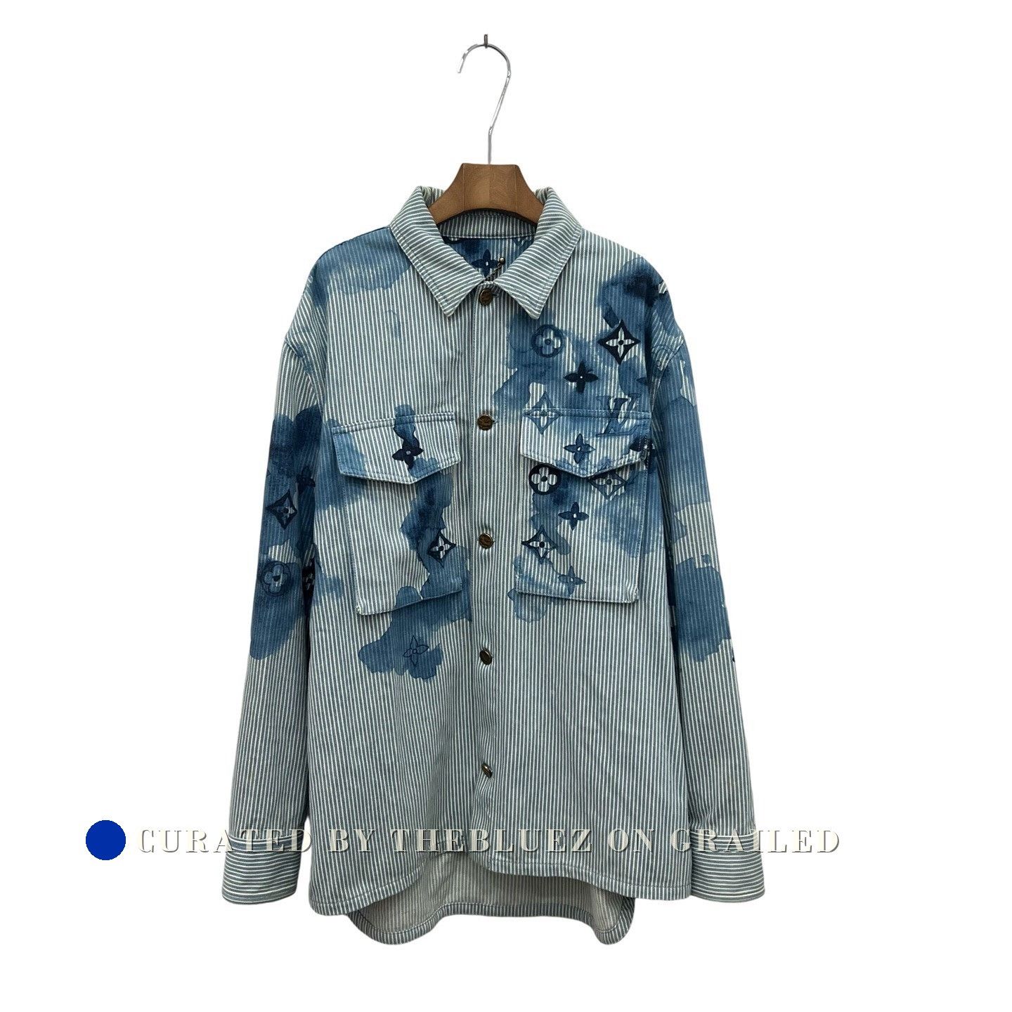 Louis Vuitton Louis Vuitton Ink Denim Jacket Size US L / EU 52-54 / 3 - 1 Thumbnail