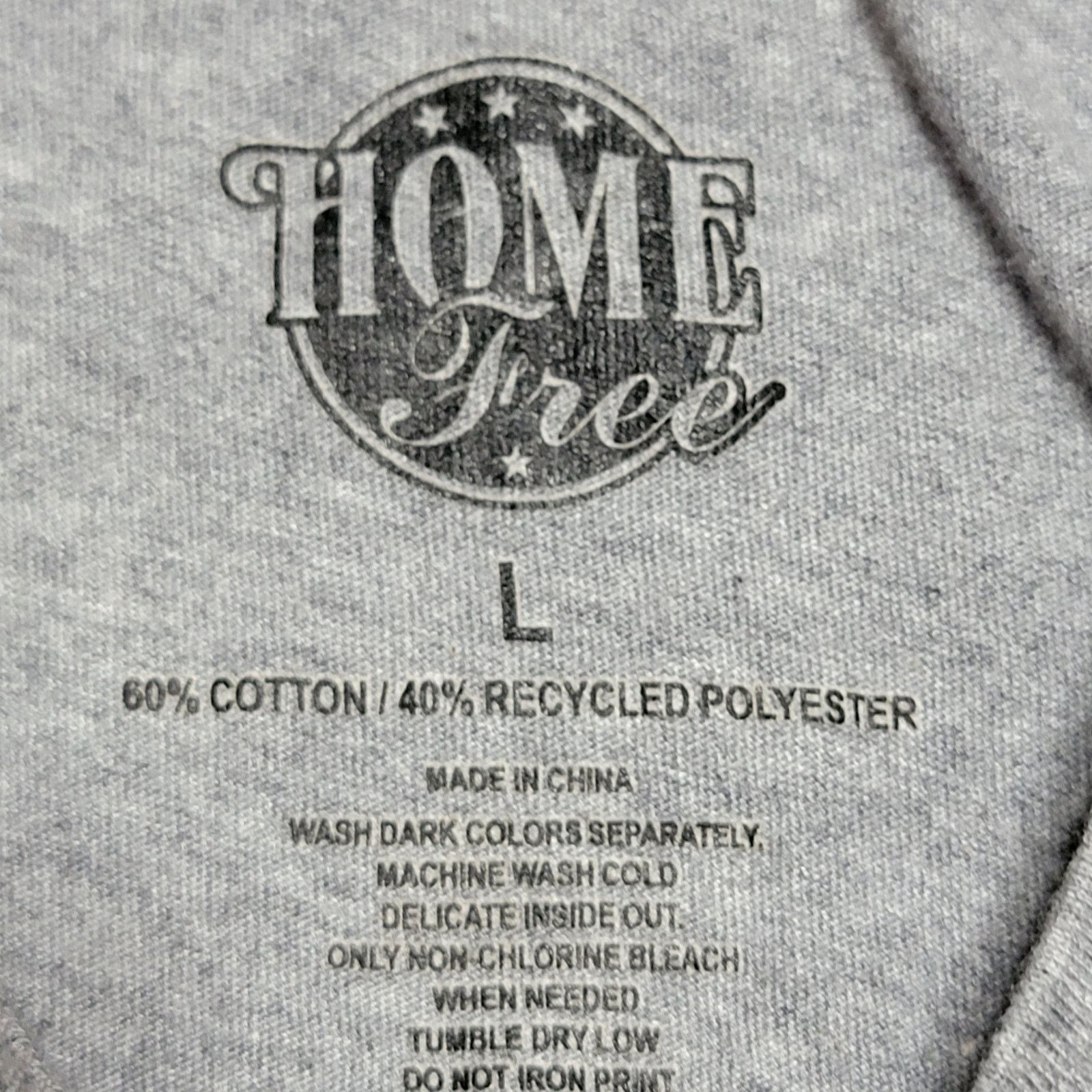 Other Home Free Grey Unisex Tee "Texas" - Size Large Size L / US 10 / IT 46 - 4 Thumbnail