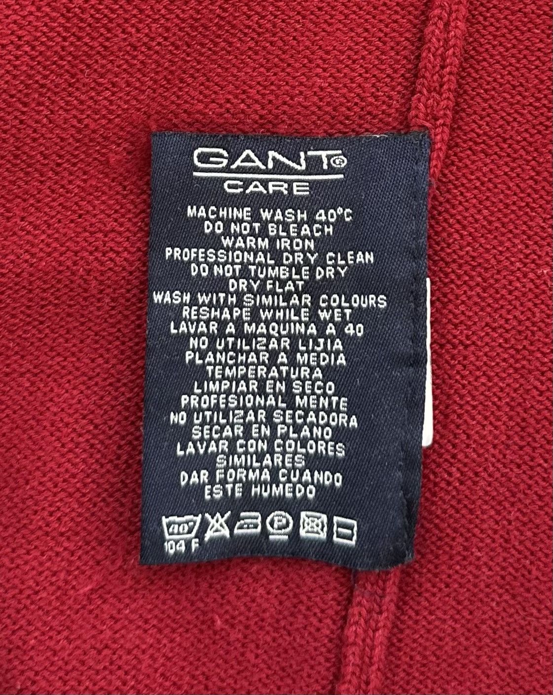 Gant GANT Men's Logo Sweater Jumper Cardigan Size XXL Size US XXL / EU 58 / 5 - 6 Thumbnail