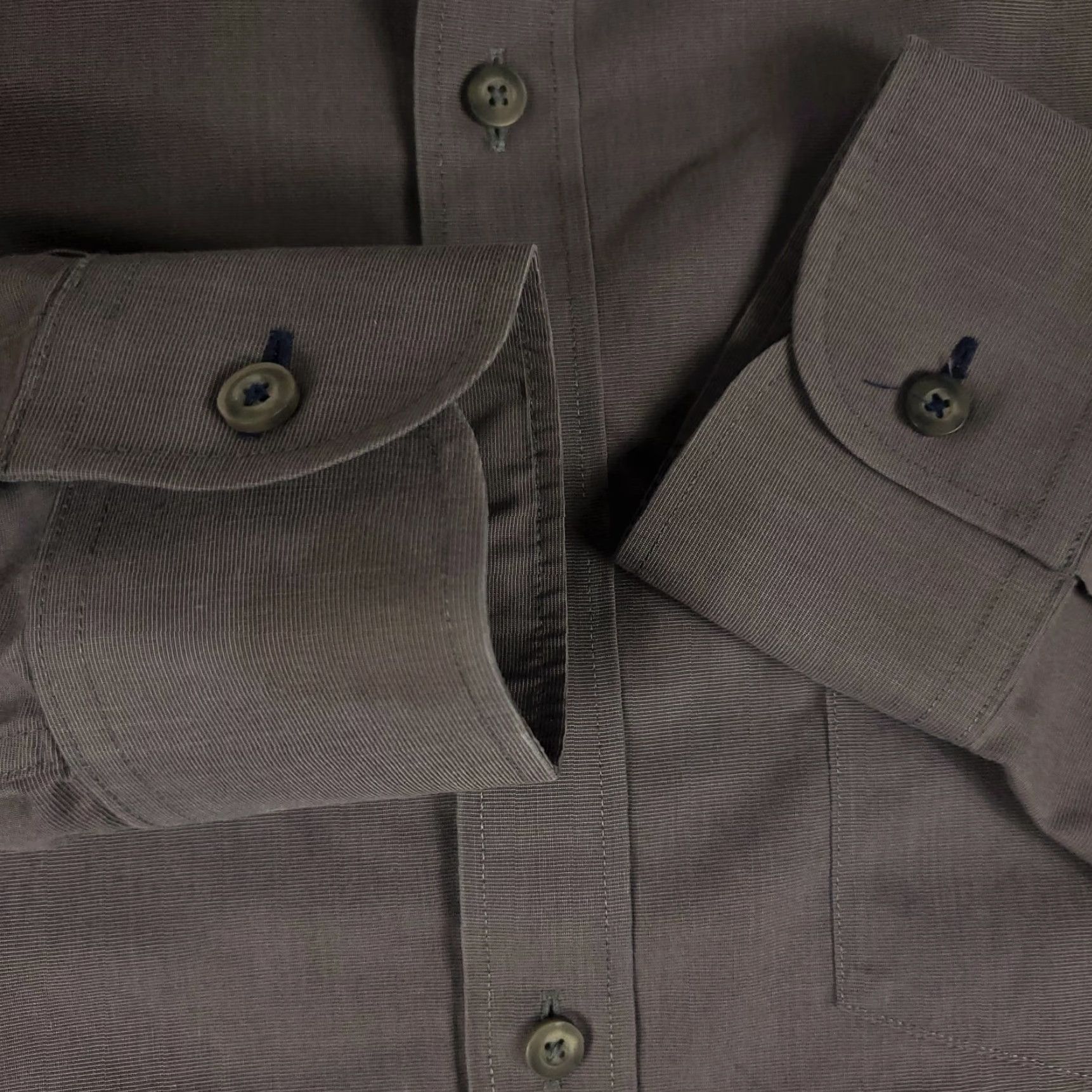 UNTUCKit UNTUCKit Shirt Mens Size Large Gray Casual Button Up Long Sleeve Size US L / EU 52-54 / 3 - 3 Thumbnail