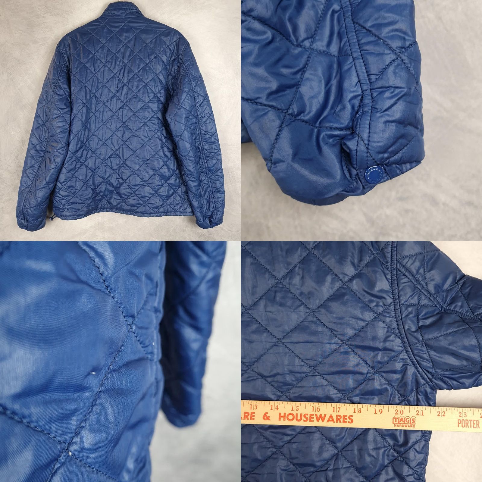 Barbour Barbour Fastback Quilt Jacket Mens Medium Blue Quilted Full Zip Lightweight Size US M / EU 48-50 / 2 - 10 Thumbnail