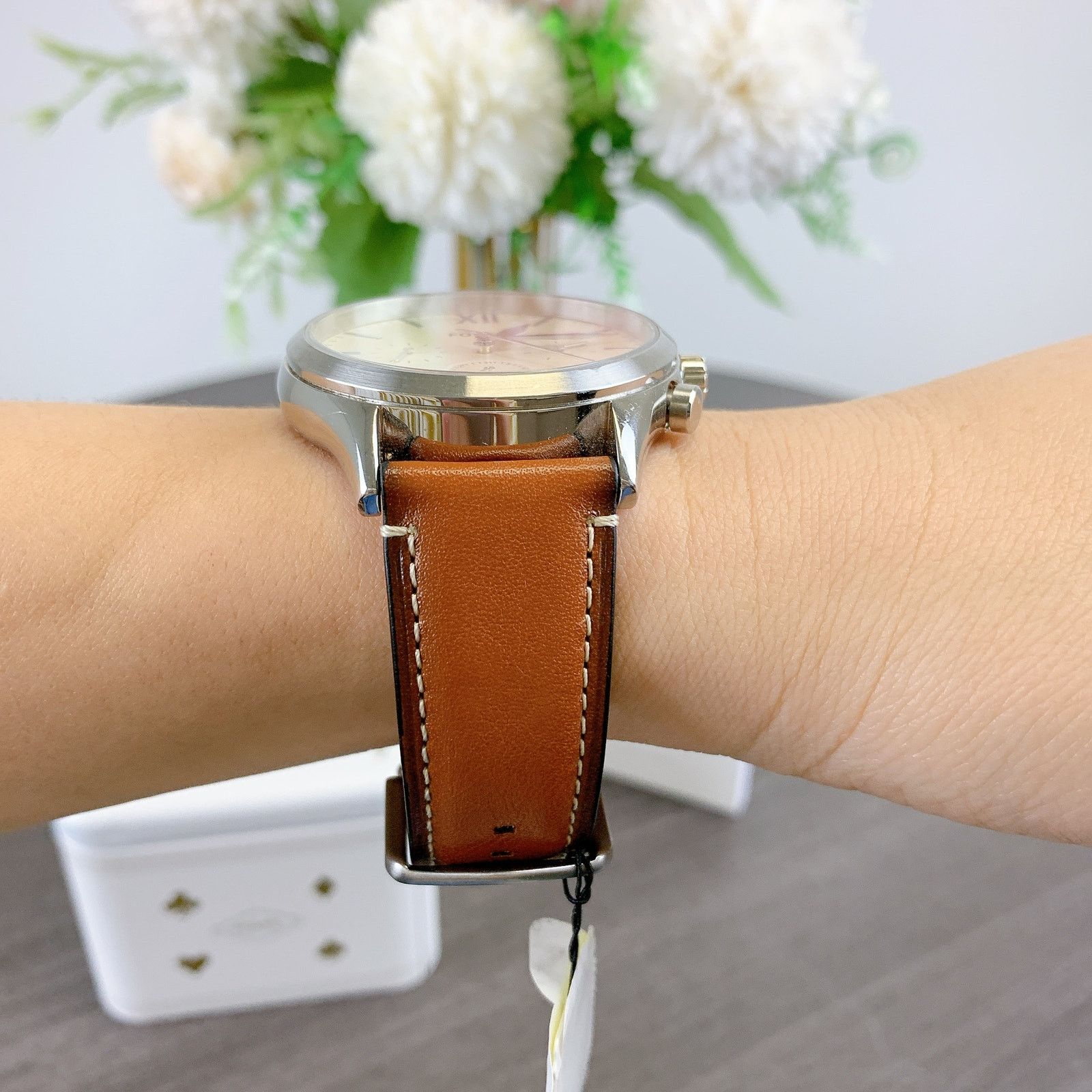 Fossil Fossil BQ2363 Fenmore Multifunction Brown Leather Watch Size ONE SIZE - 5 Thumbnail