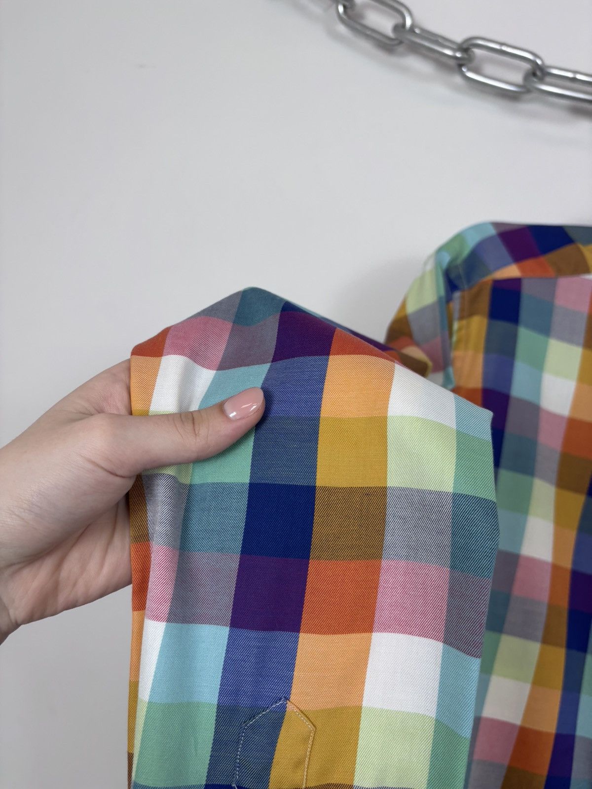 Eton Eton Men’s Slim Fit Multicolor Check Long Sleeve Shirt Size US M / EU 48-50 / 2 - 13 Thumbnail